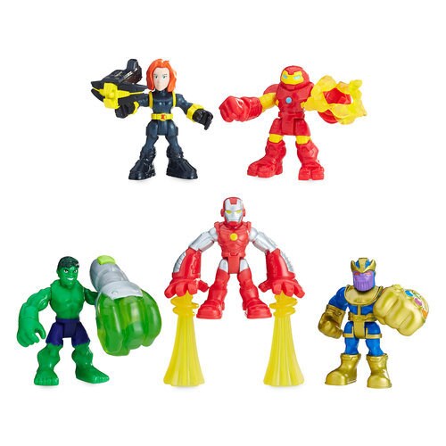 The Power Up Squad Playskool Heroes Marvel Super Hero Adventures Playset