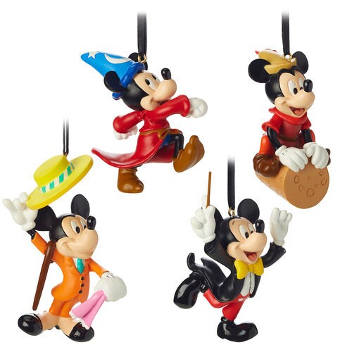  Mickey Mouse Through the Years Mini Ornament Set 2 