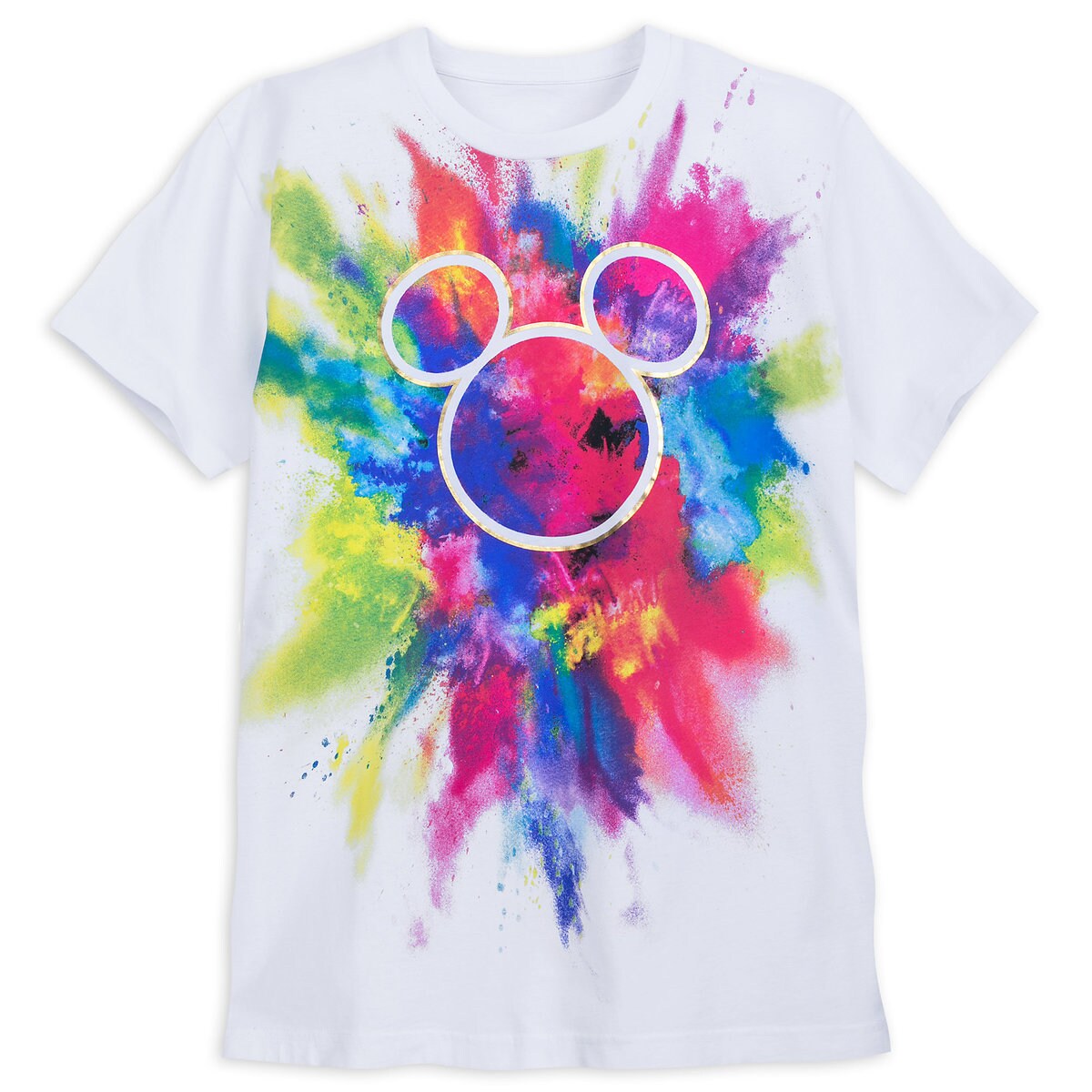 Product Image of Rainbow Mickey Collection T-Shirt for Adults # 1