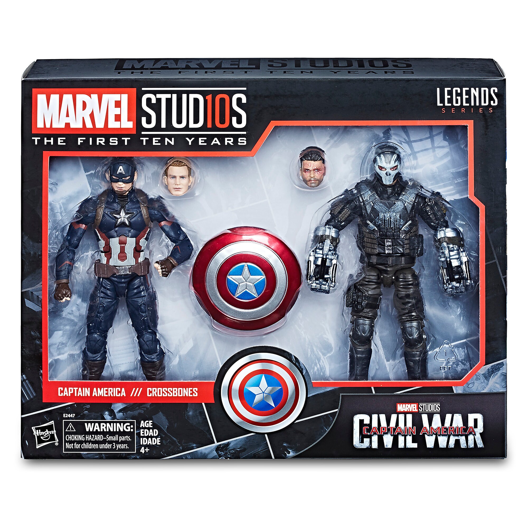 Captain America and Crossbones Action Figures - Legends Series - Marvel Studios 10th Anniversary