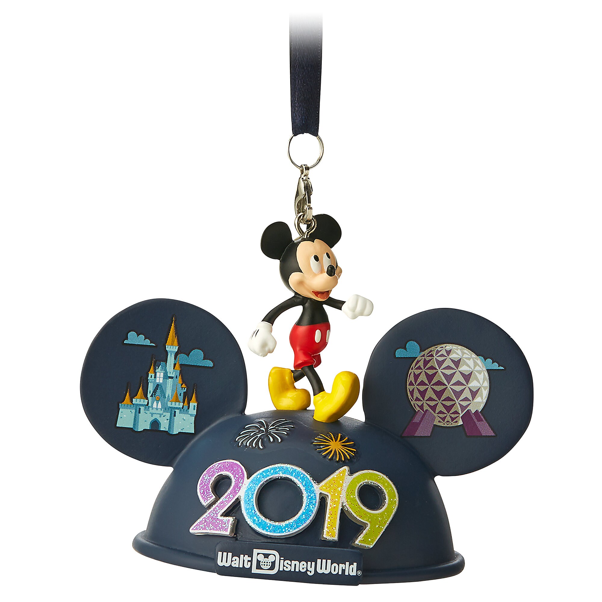 Mickey Mouse Light-Up Ear Hat Ornament - Walt Disney World 2019