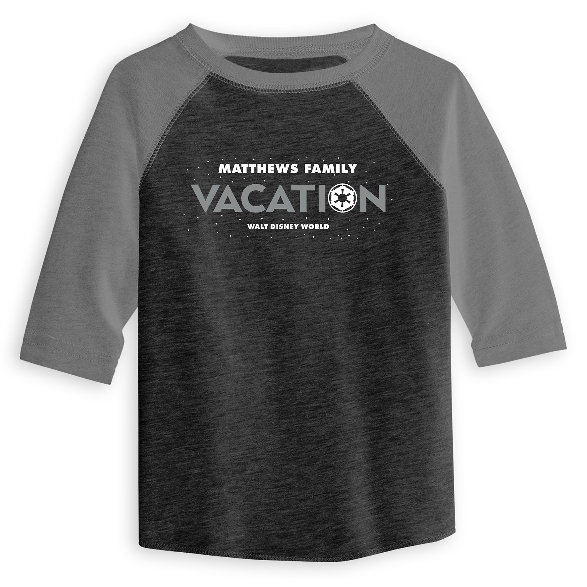 Toddlers' Star Wars Empire Family Vacation Raglan T-Shirt - Walt Disney World - Customized