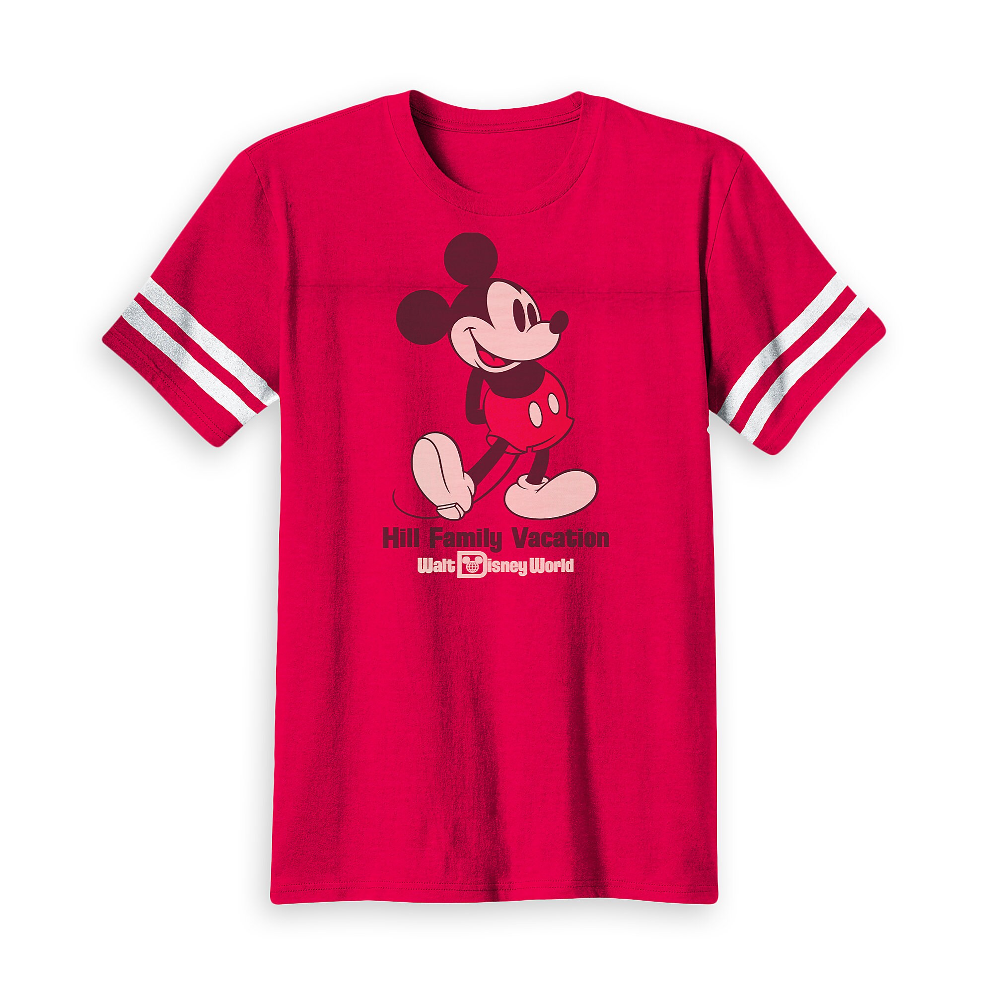 Kids' Mickey Mouse Family Vacation Football T-Shirt - Walt Disney World - Customized