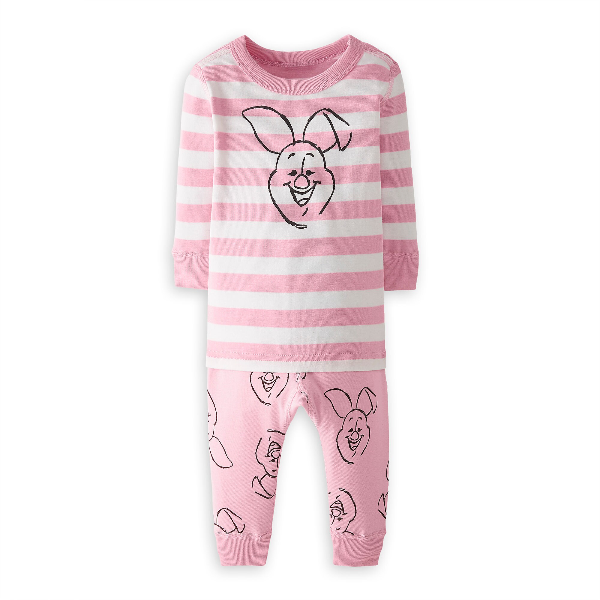 Piglet Organic Long John Pajama Set for Baby by Hanna Andersson