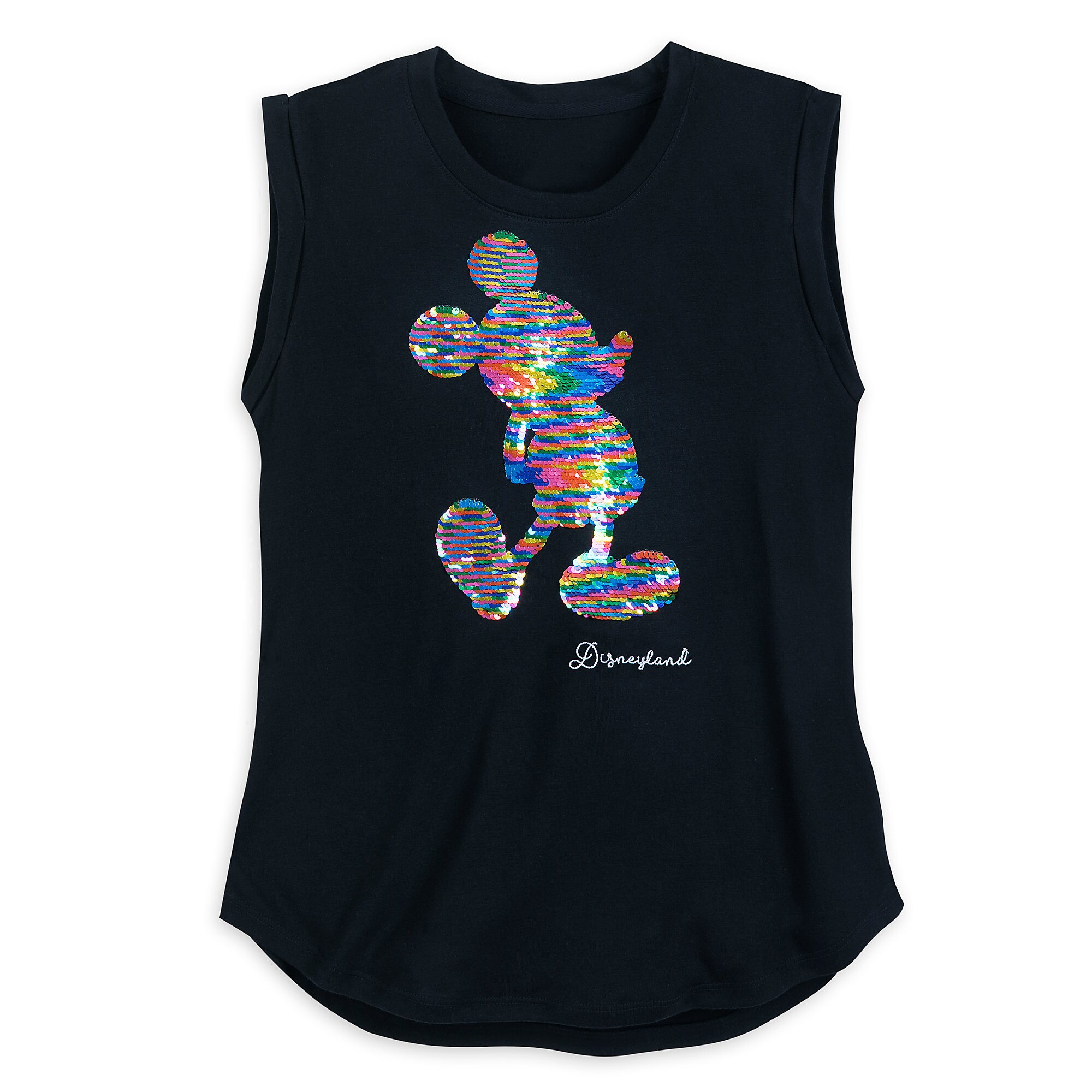 Mickey Mouse Reversible Sequin Tank Top for Women - Disneyland