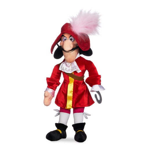 Captain Hook Plush - Peter Pan - Medium 