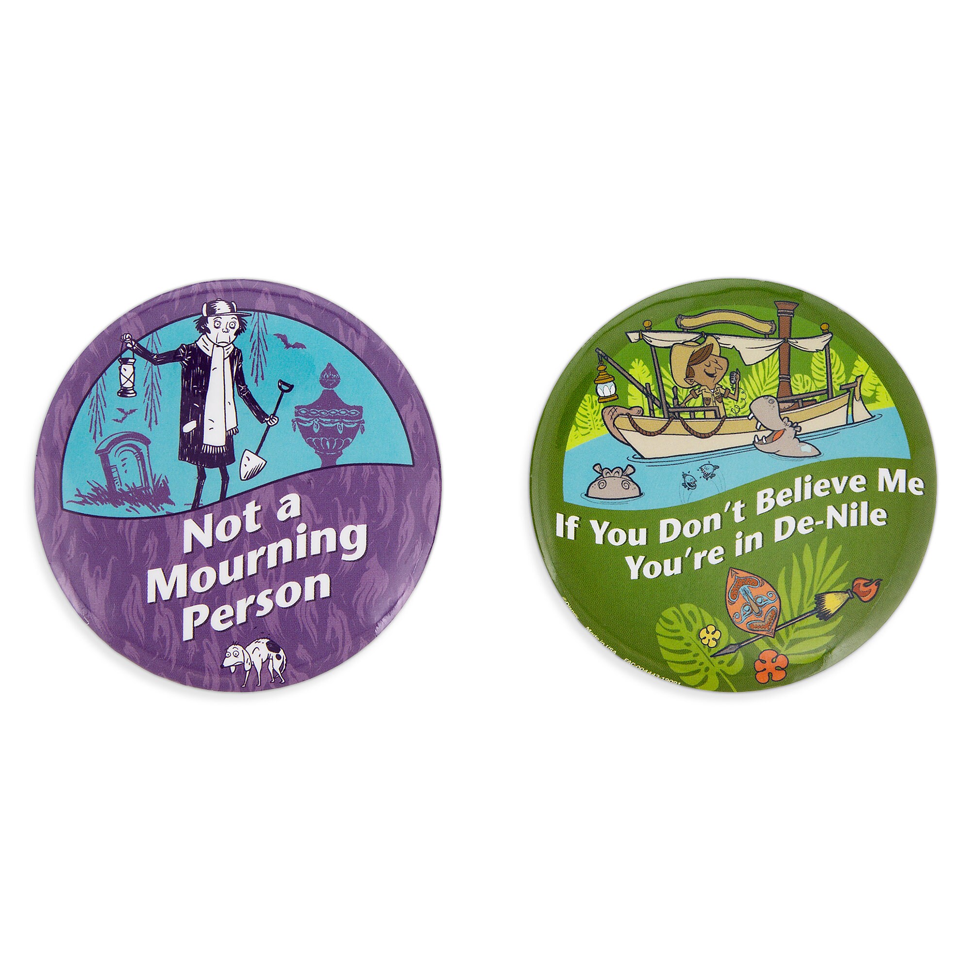 Disney Parks Attractions Button Set
