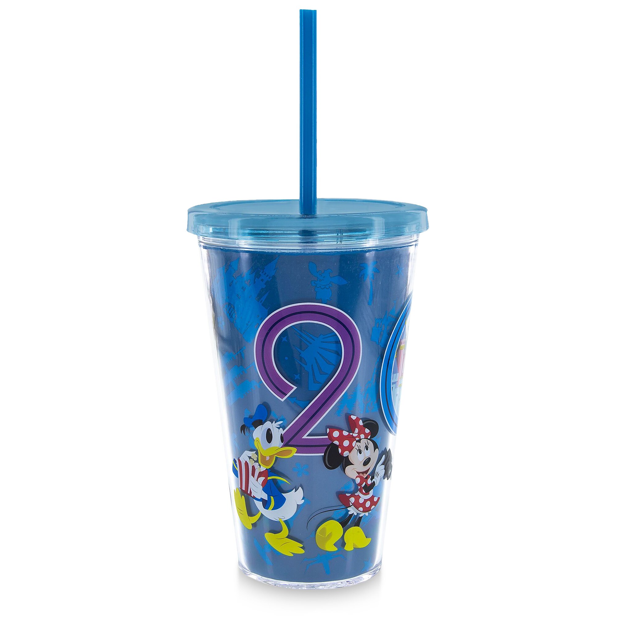 Mickey Mouse and Friends Tumbler with Straw - Disneyland 2019