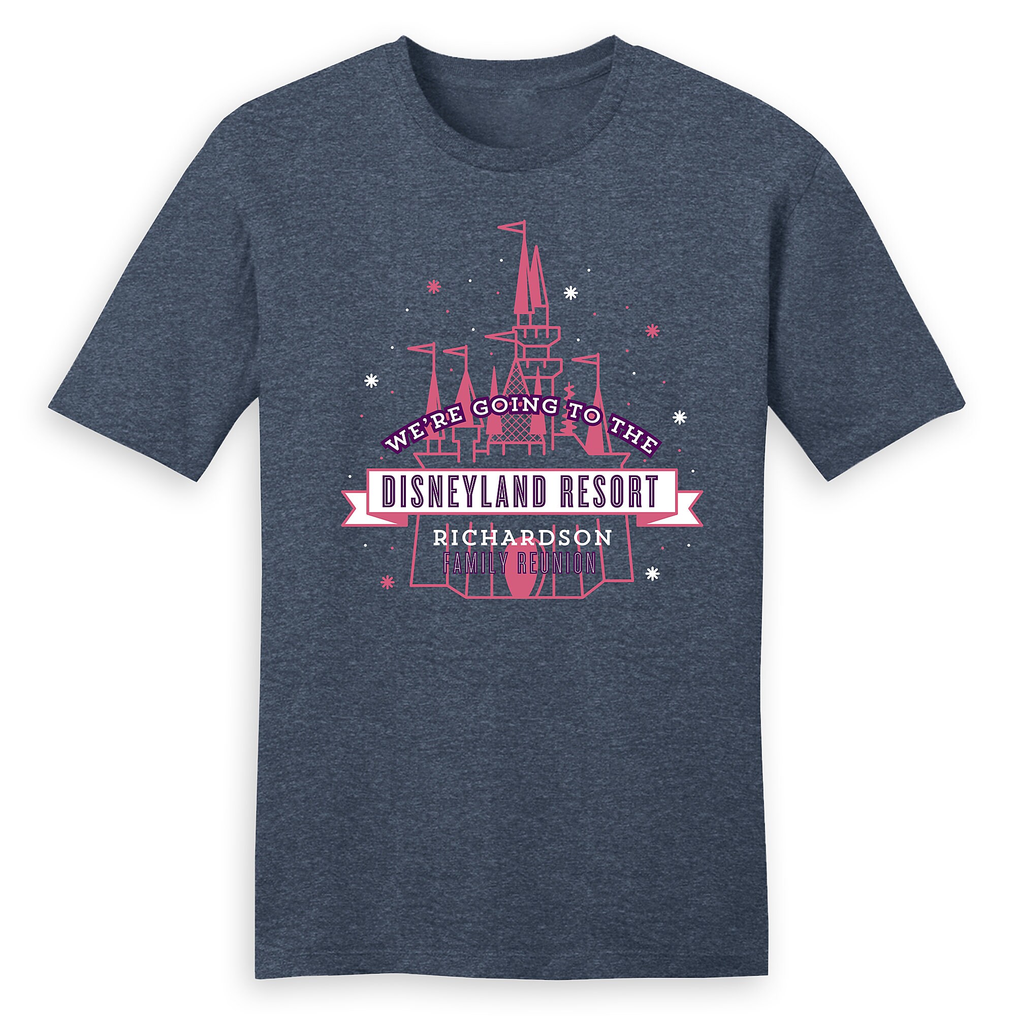 Adults' Sleeping Beauty Castle Family Reunion T-Shirt - Disneyland Resort - Customized