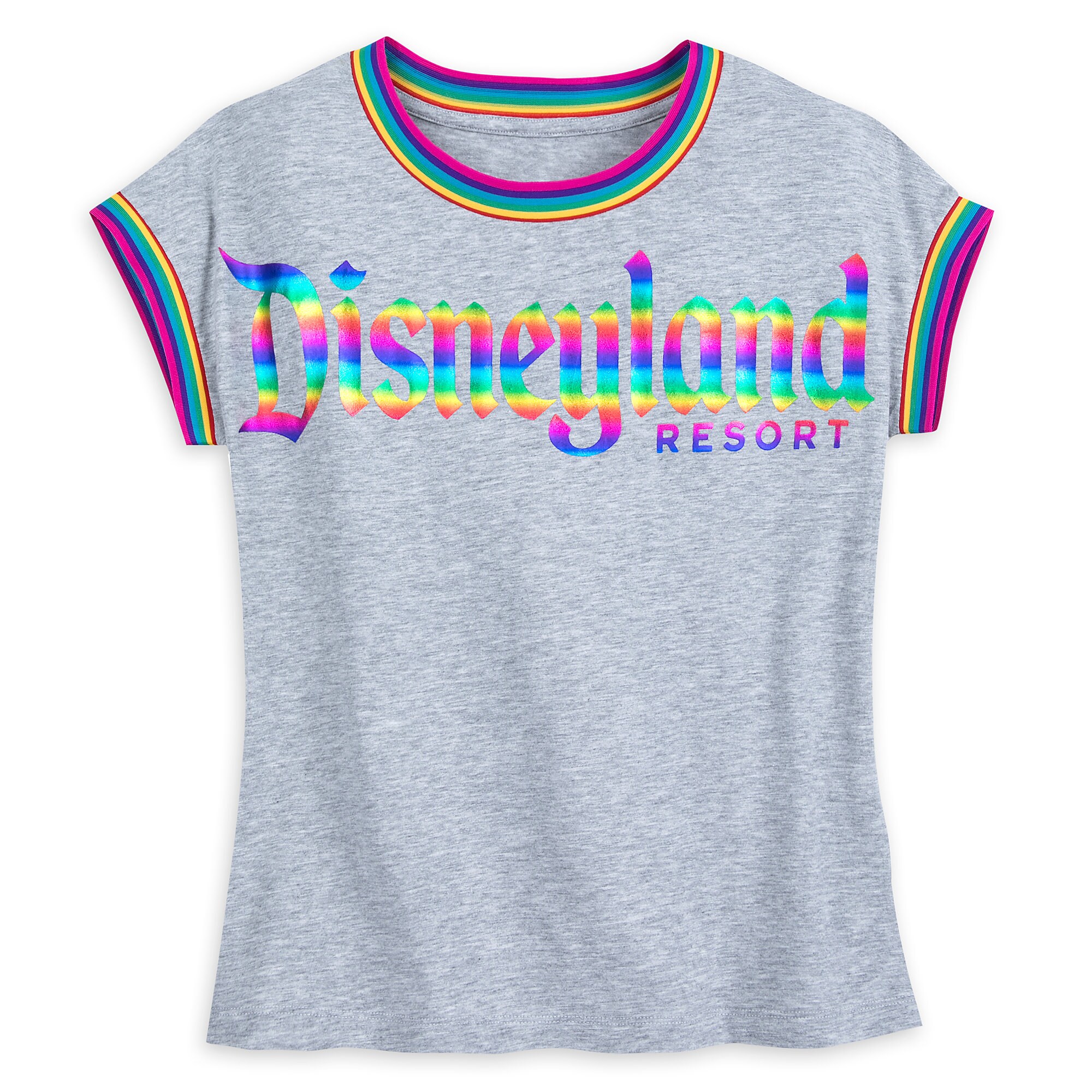 Disneyland Resort Rainbow Ringer T-Shirt for Women