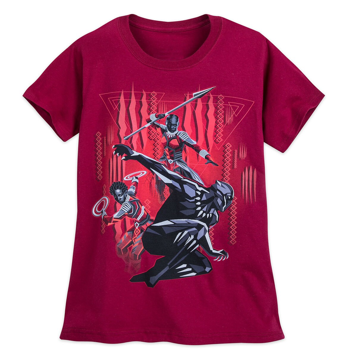 Black Panther T-Shirt for Women - Red
