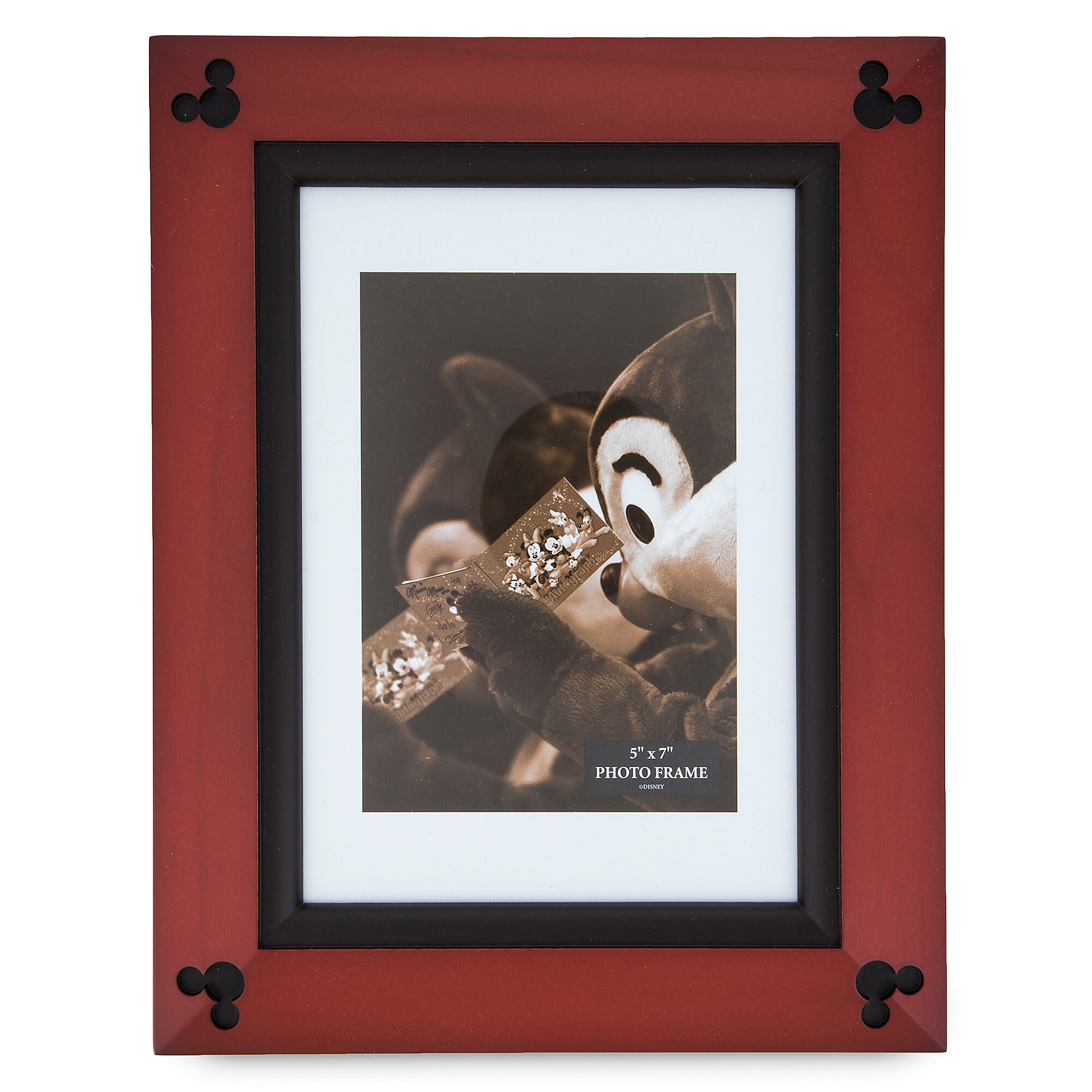 Mickey Mouse Icon Wood Photo Frame - 5'' x 7''
