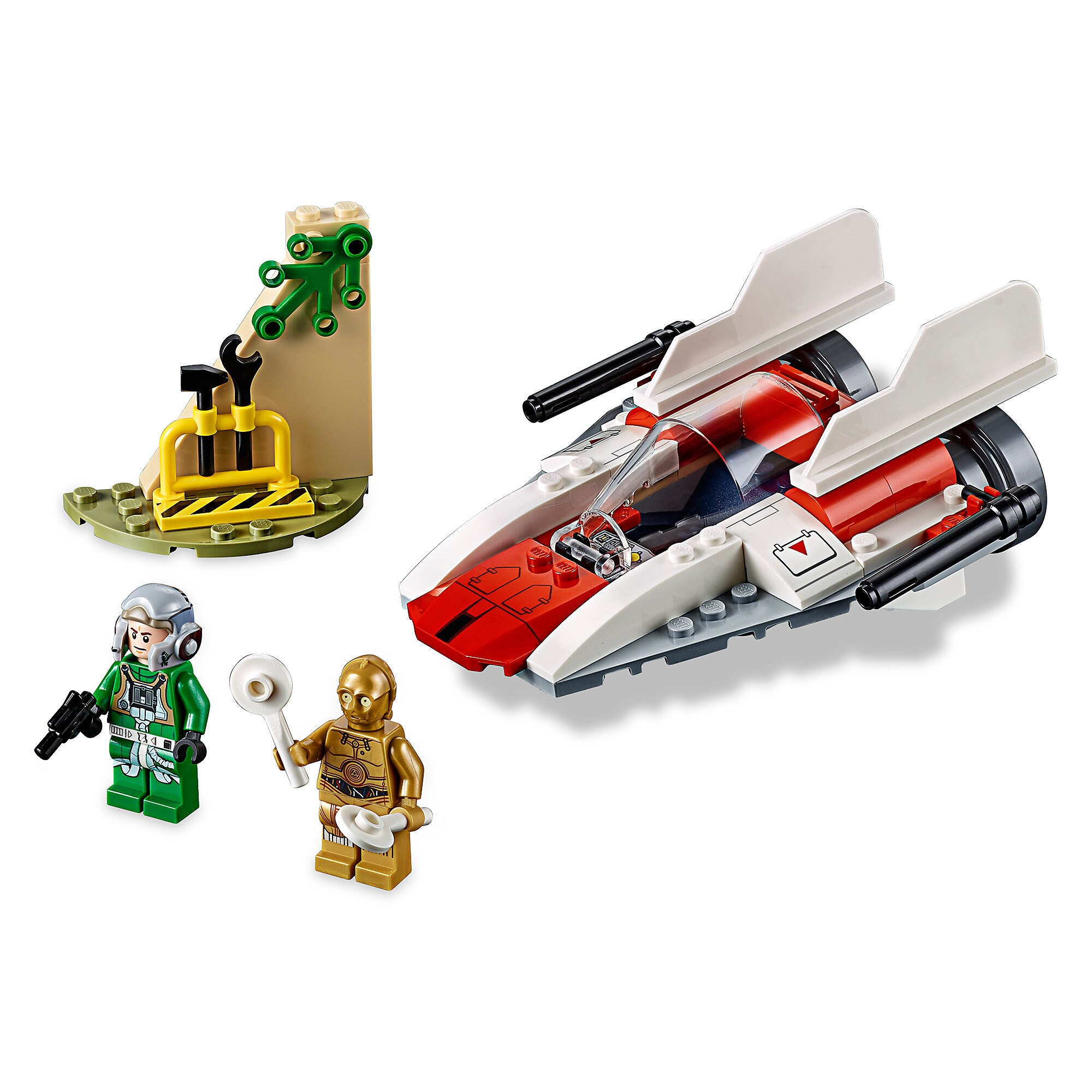 Rebel A-Wing Starfighter Playset by LEGO Juniors - Star Wars