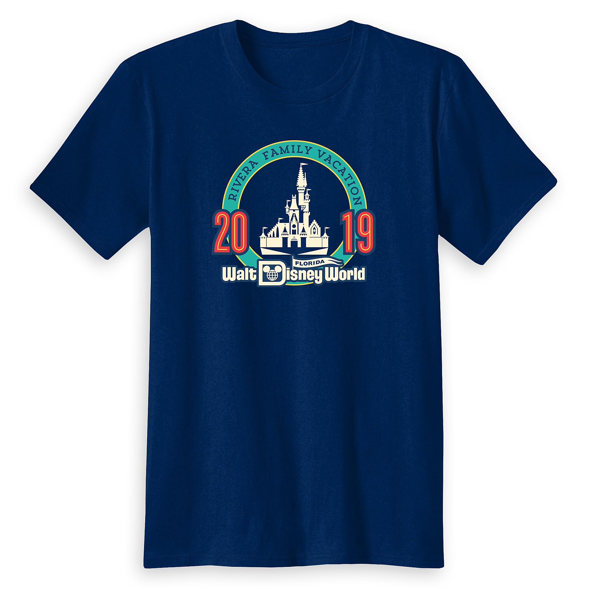 Adults' Cinderella Castle Family Vacation T-Shirt - Walt Disney World - 2019 - Customized