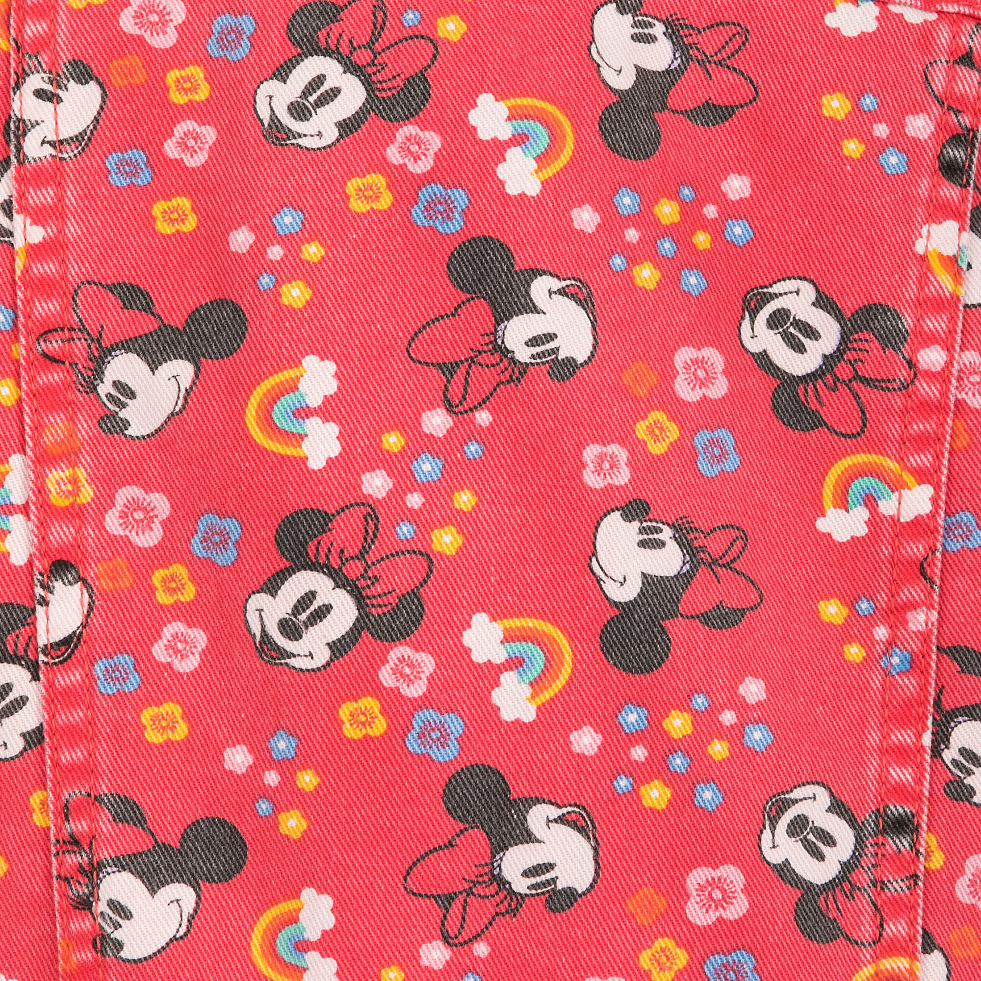 Minnie Mouse Hooded Denim Jacket for Girls