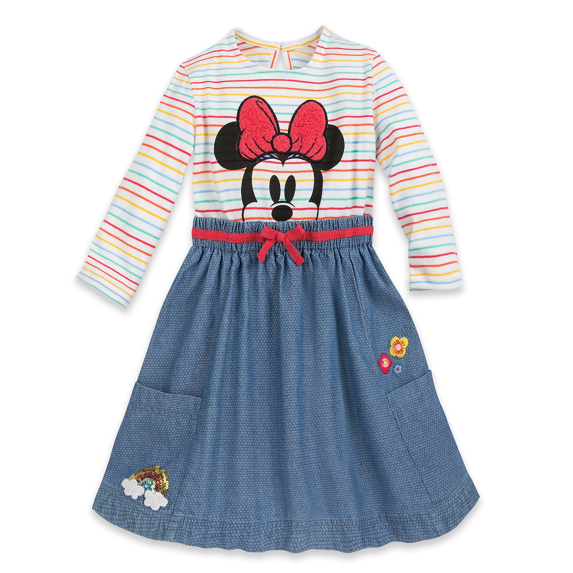 Minnie Mouse Dress and Headband Set for Girls