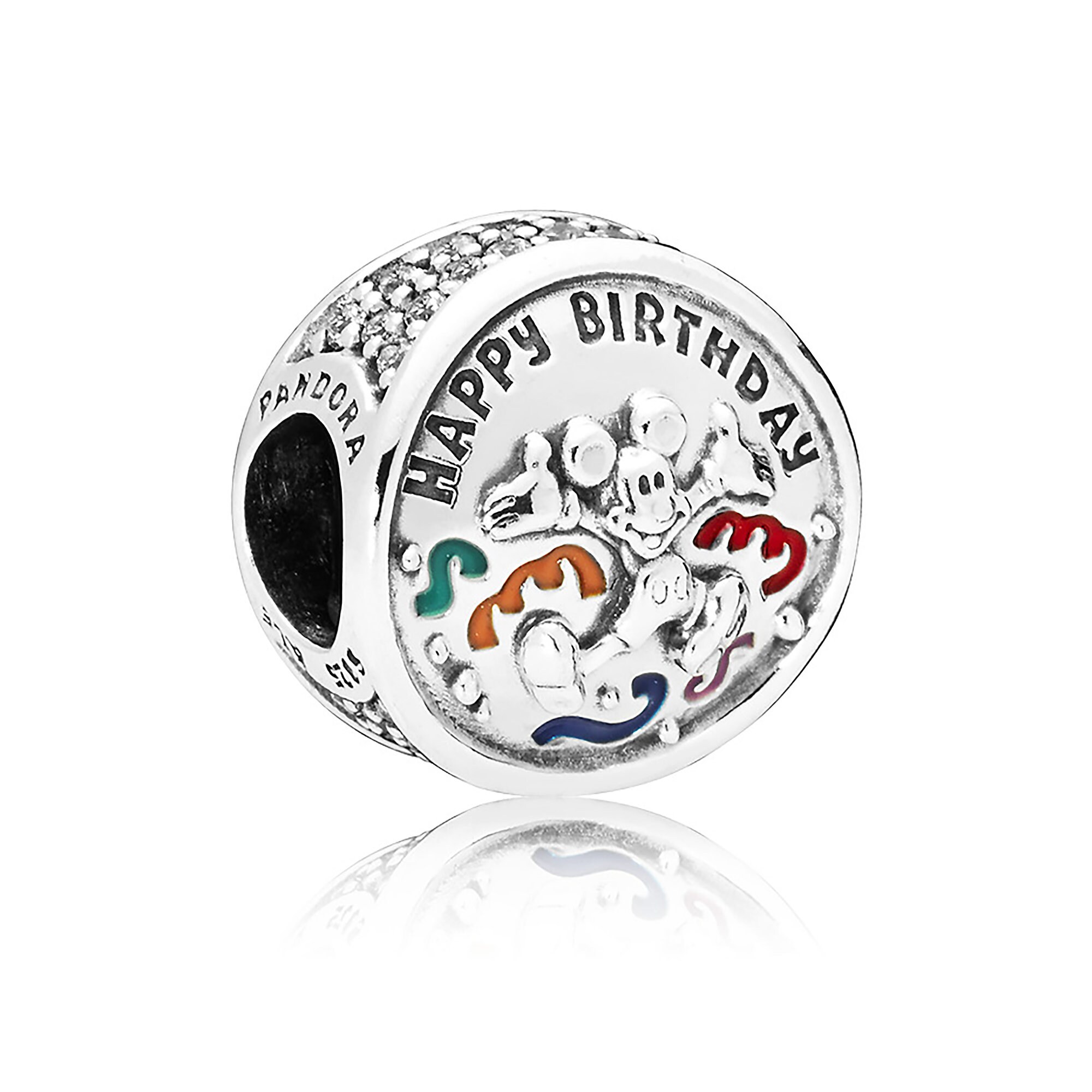 Mickey Mouse Happy Birthday Charm by Pandora Jewelry