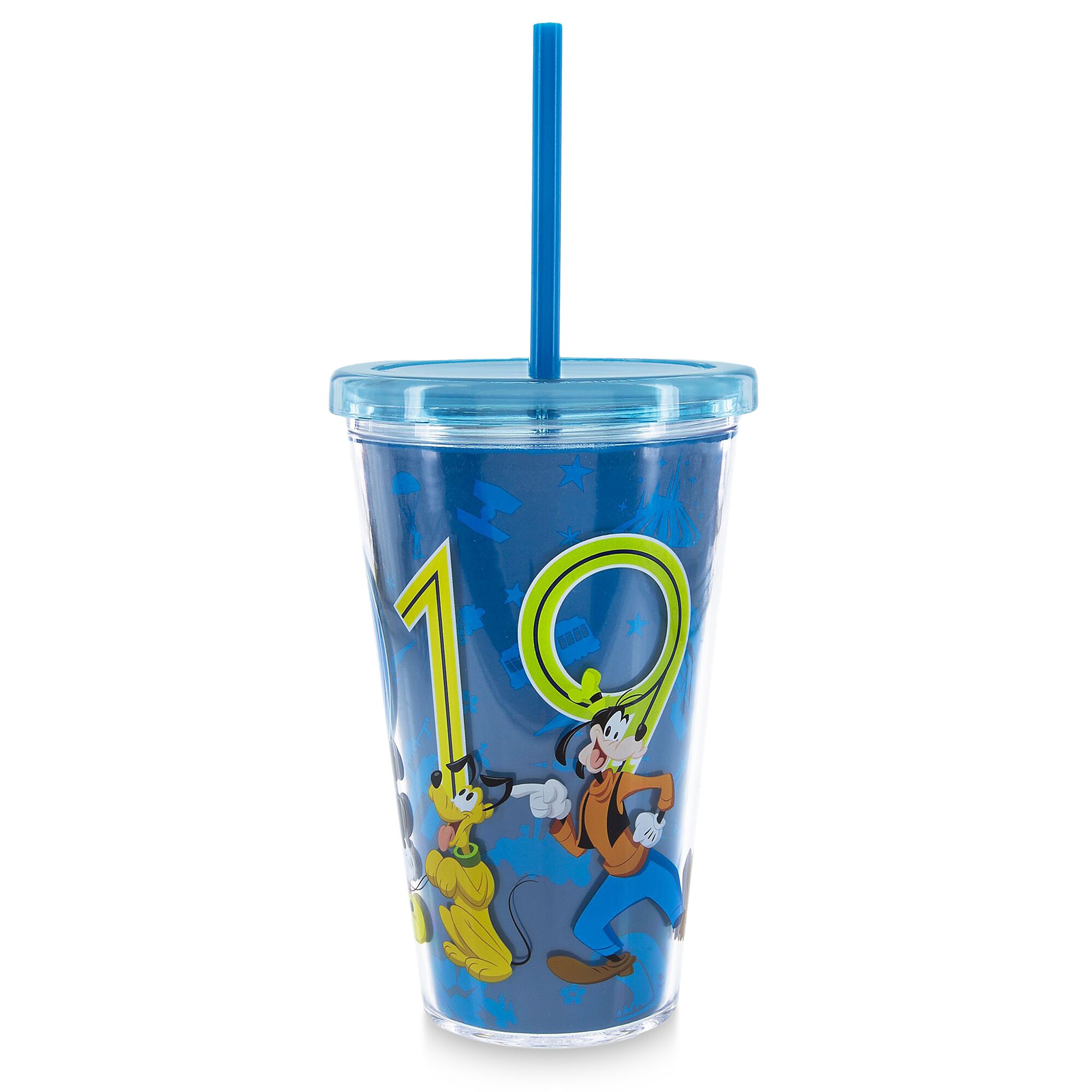 Mickey Mouse and Friends Tumbler with Straw - Walt Disney World 2019