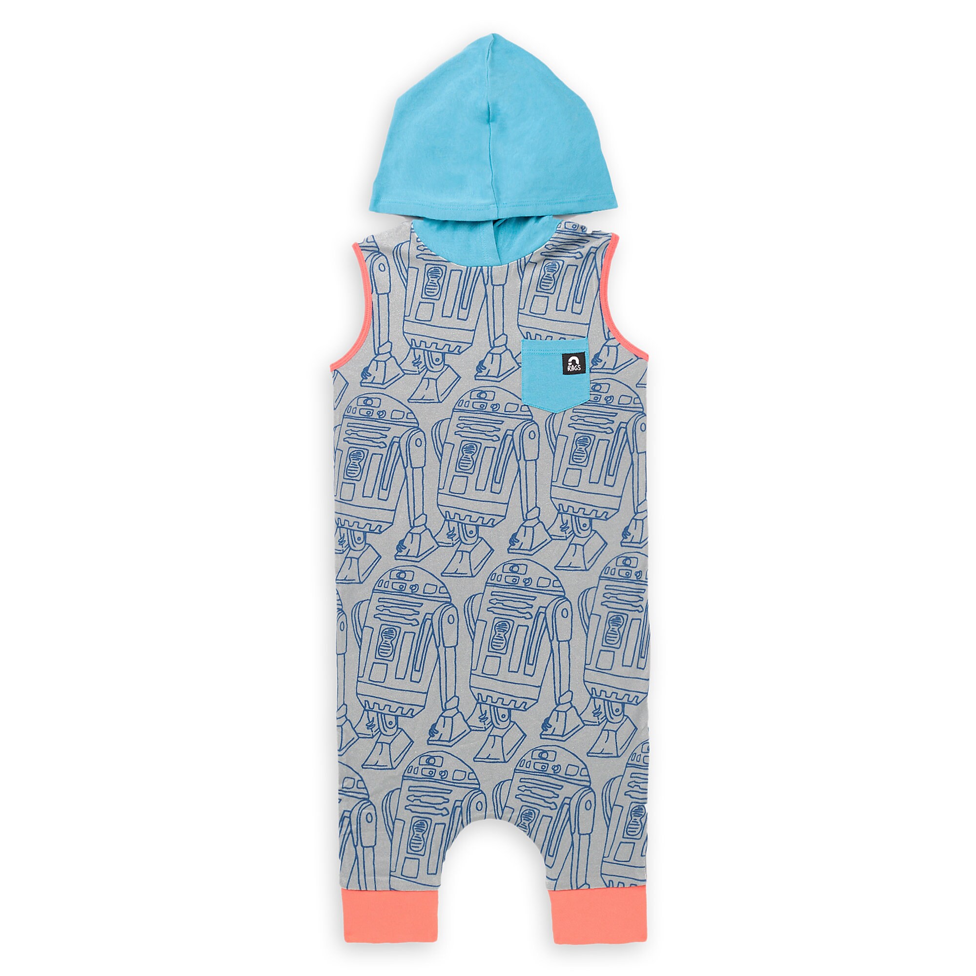 R2-D2 Hooded Romper Tank for Baby and Toddler by Rags