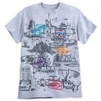 Walt Disney World Map T Shirt For Adults 2018