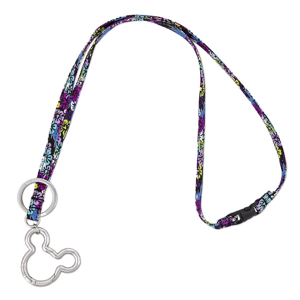 Vera Bradley Mickey and Minnie Paisley Lanyard