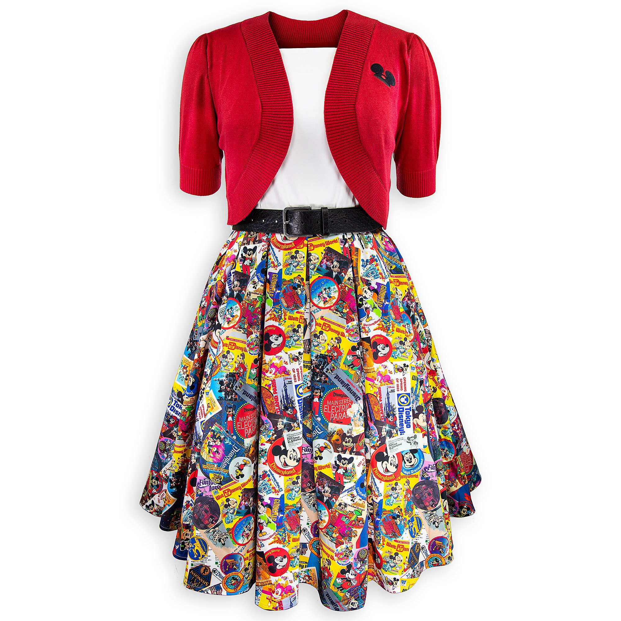 Mickey Mouse Dress and Cardigan for Women