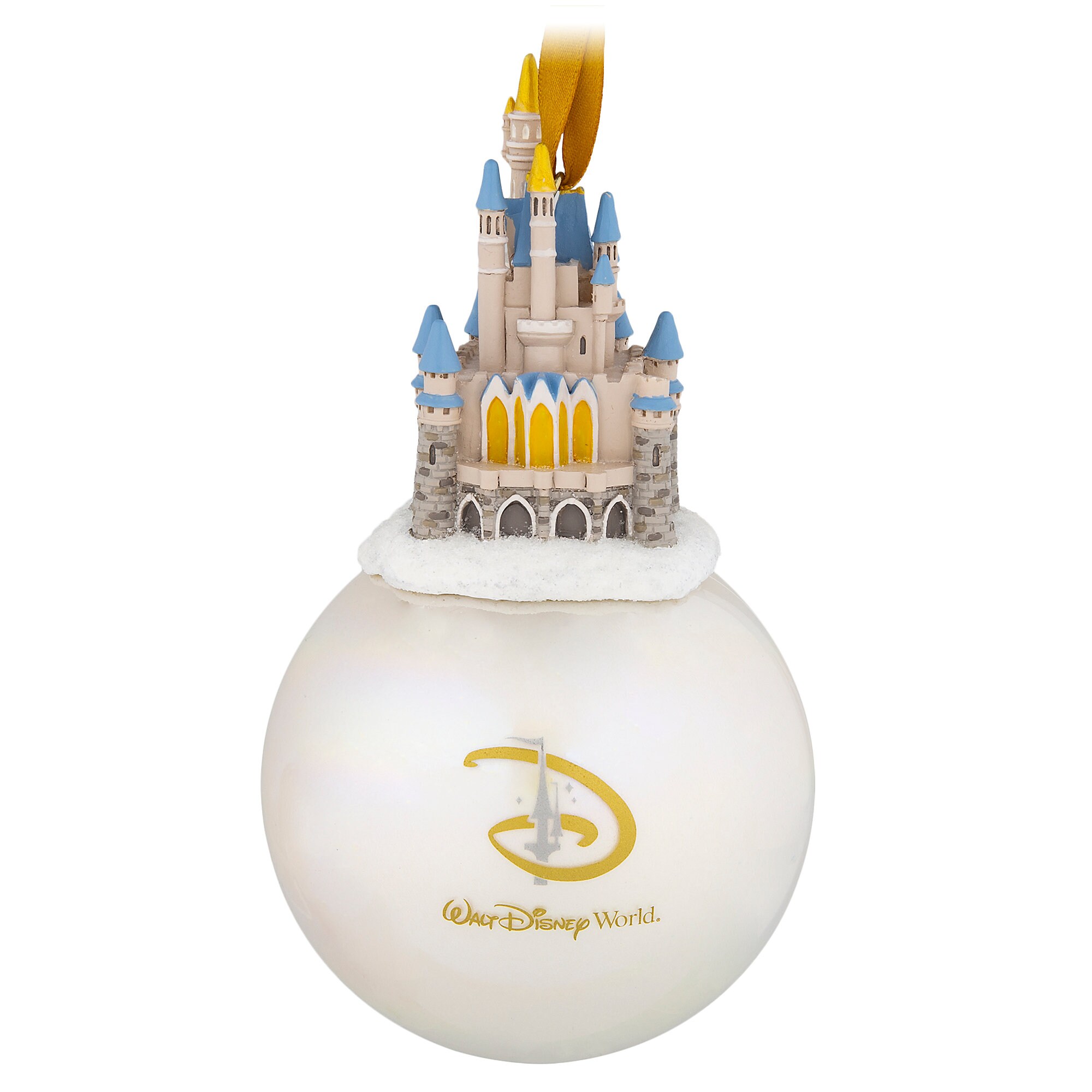 Cinderella Castle Globe Ornament - Walt Disney World