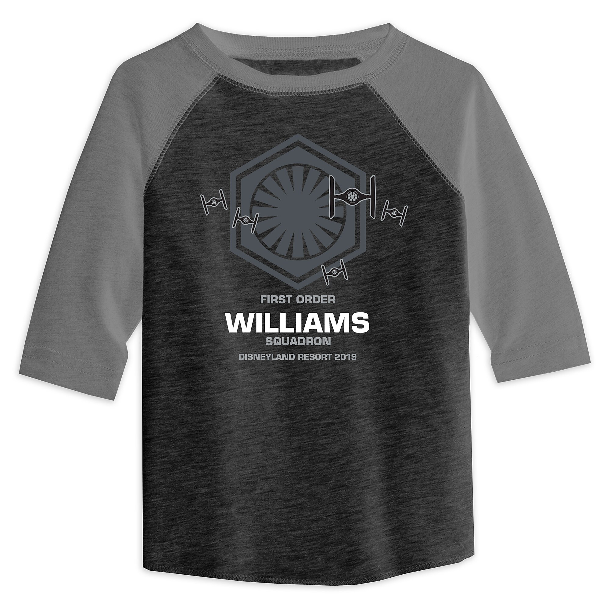 Toddlers' Star Wars First Order Squadron Raglan T-Shirt - Disneyland - Customized