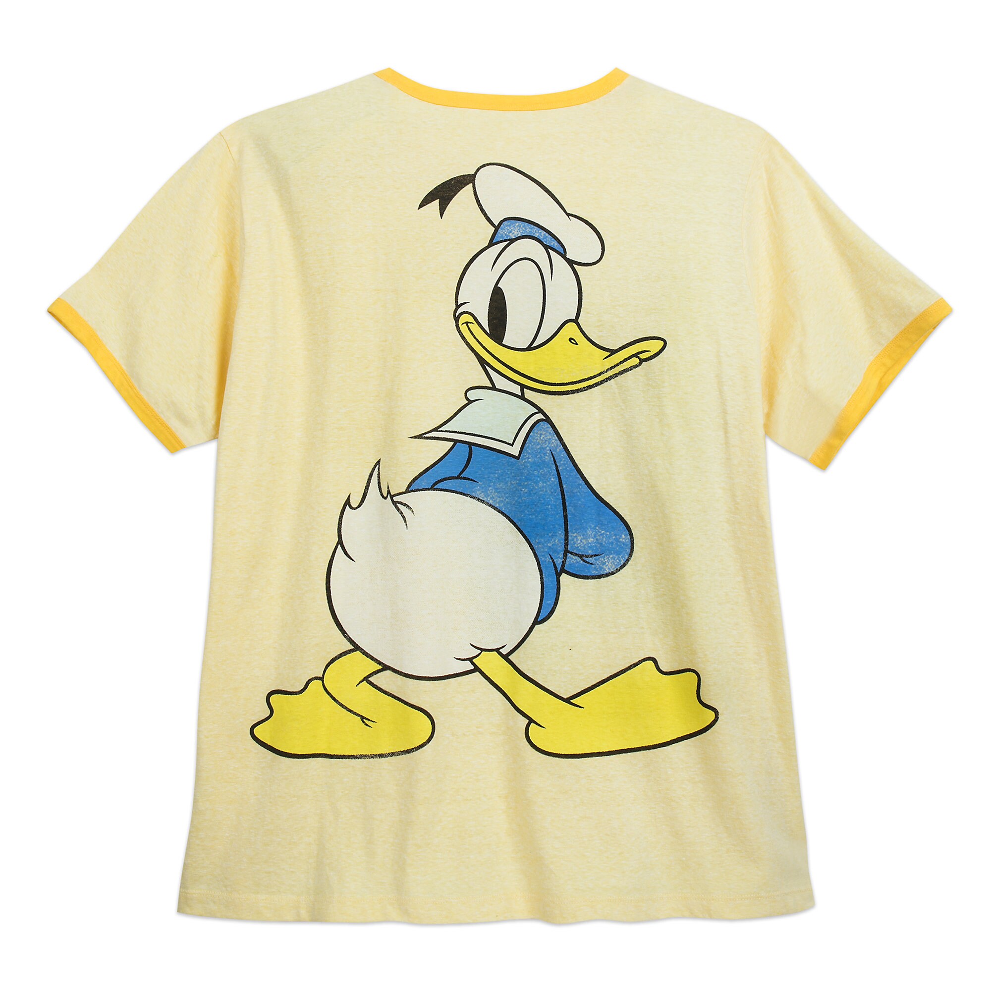 Donald Duck Ringer T-Shirt for Men - Extended Size