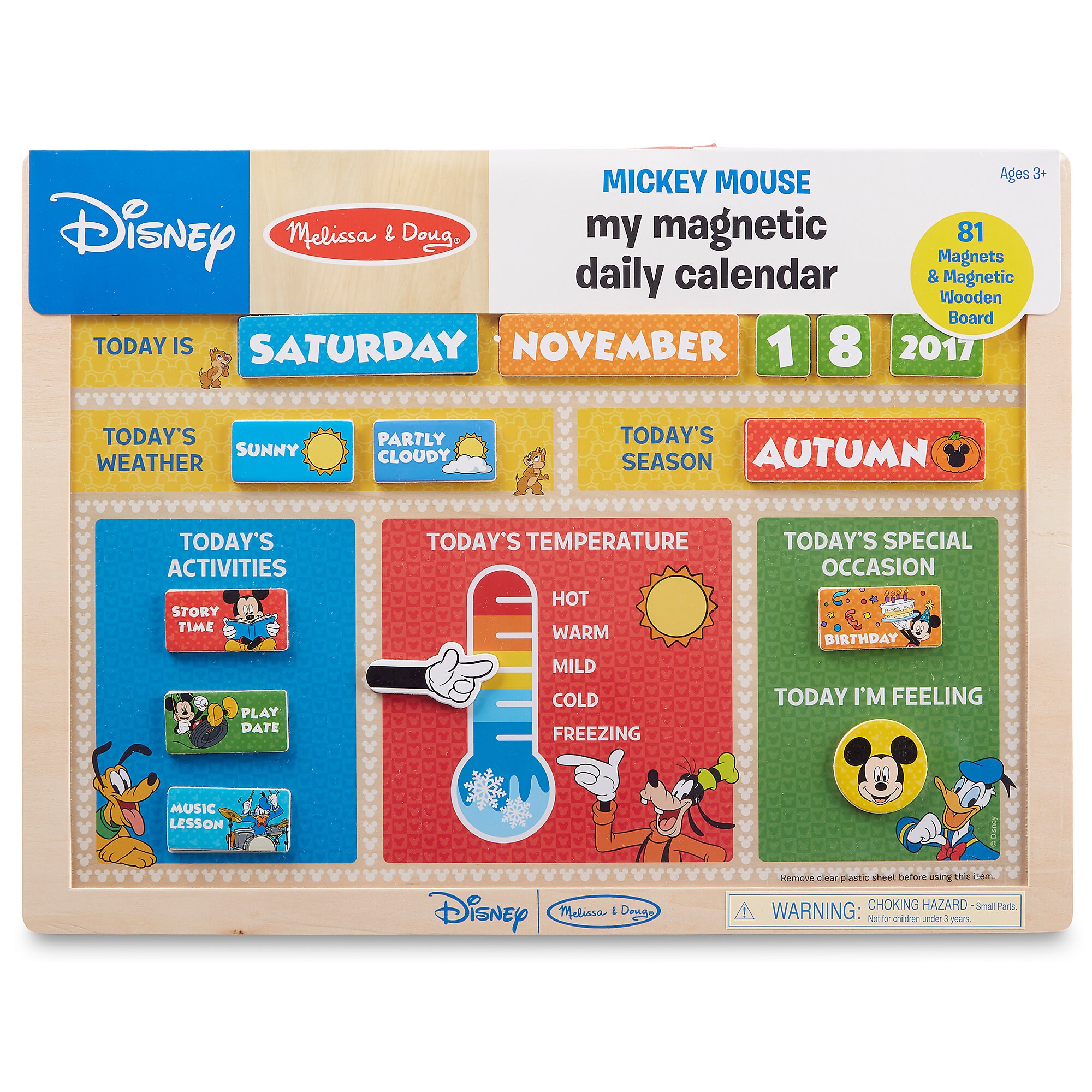 Mickey Mouse My Magnetic Daily Calendar Set by Melissa & Doug