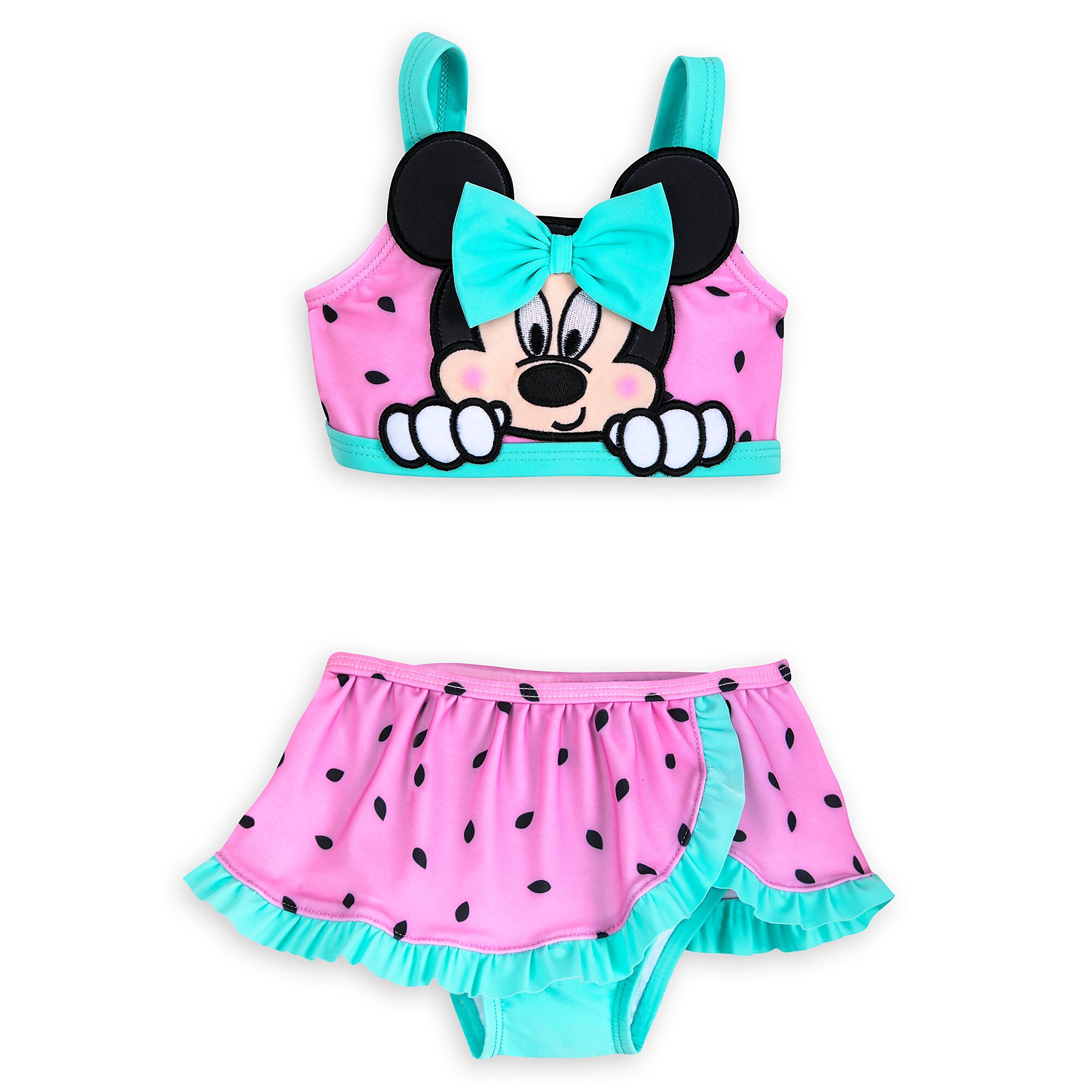 Minnie Mouse Two-Piece Watermelon Swimsuit for Baby