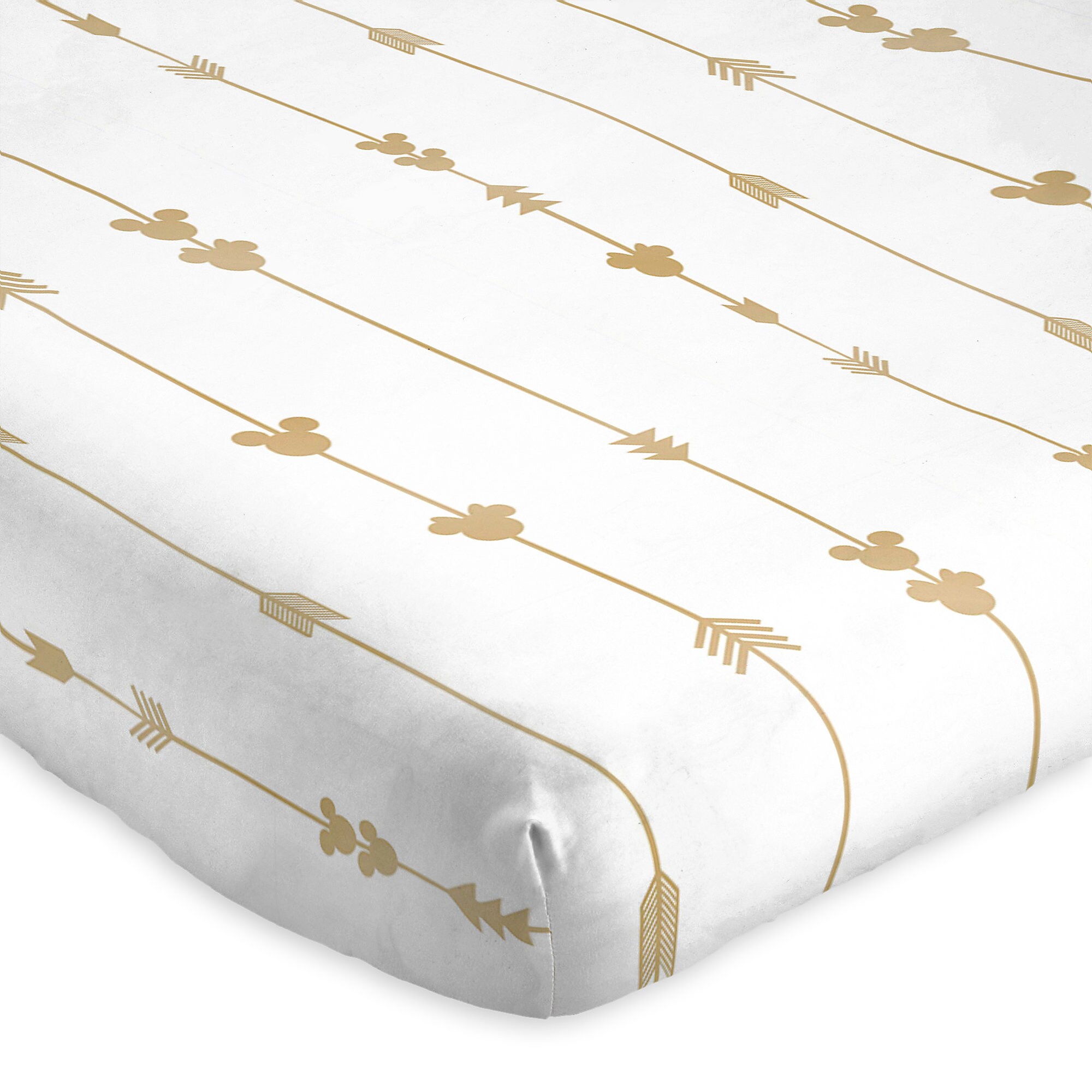 Mickey Mouse and Minnie Mouse Gold Arrow Sham Set