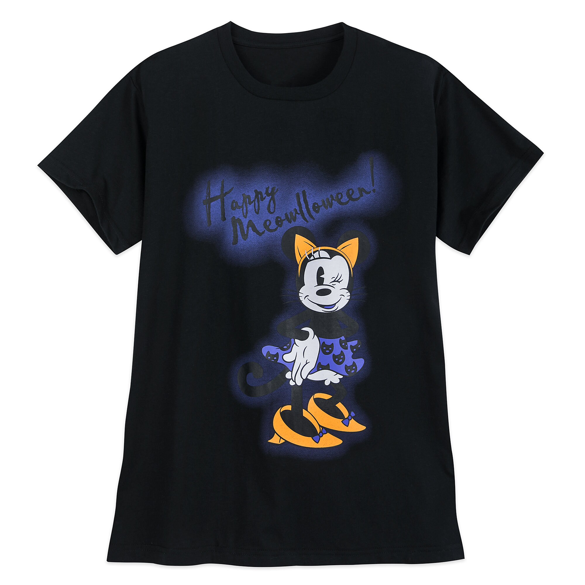 Minnie Mouse Halloween T-Shirt for Women - Glow-in-the-Dark