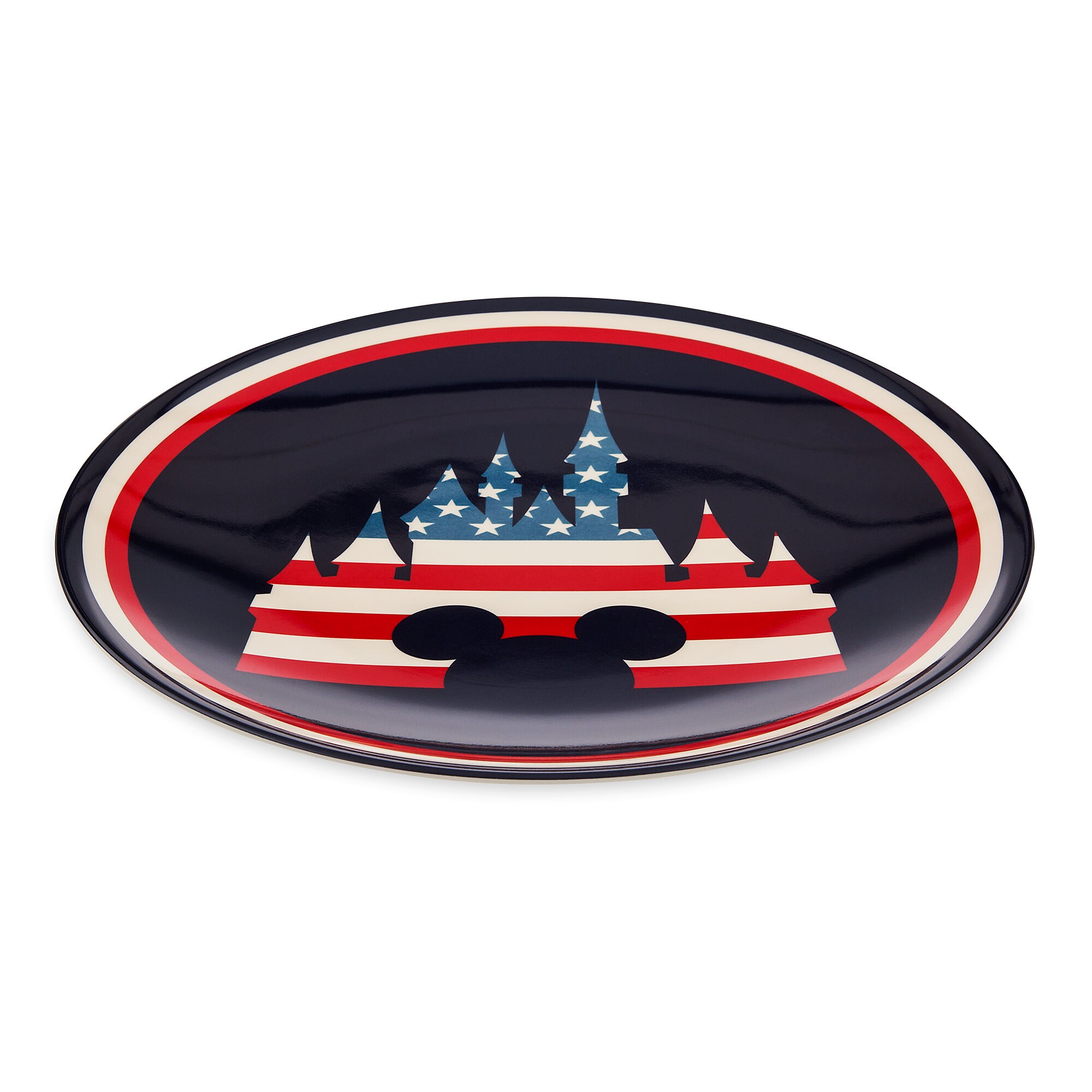 Mickey Mouse and Fantasyland Castle Americana Dinner Plate