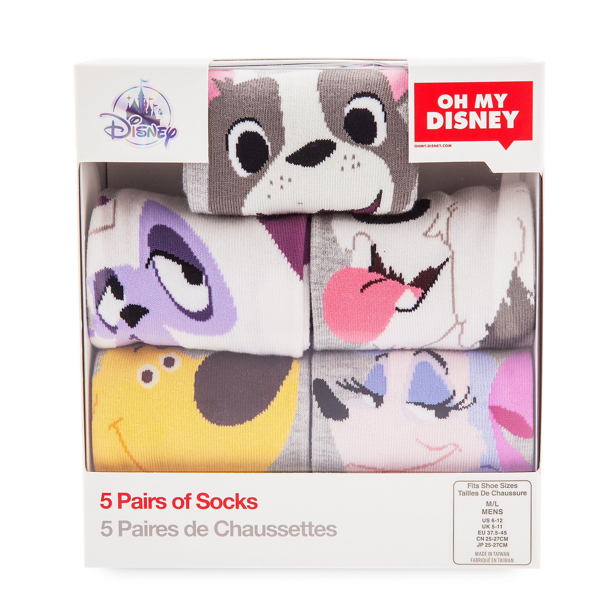 Disney Dogs Sock Set for Adults - Oh My Disney