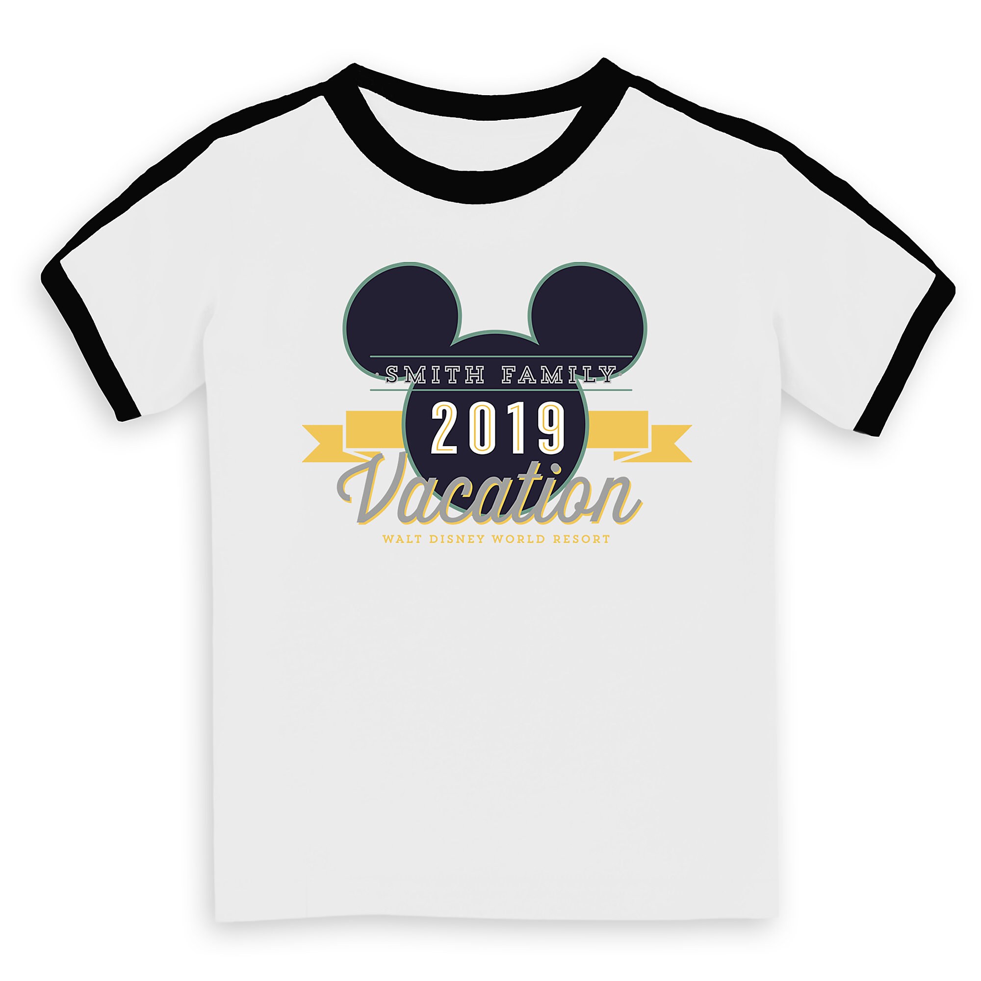Kids' Mickey Mouse Vacation Soccer T-Shirt - Walt Disney World Resort - 2019 - Customized