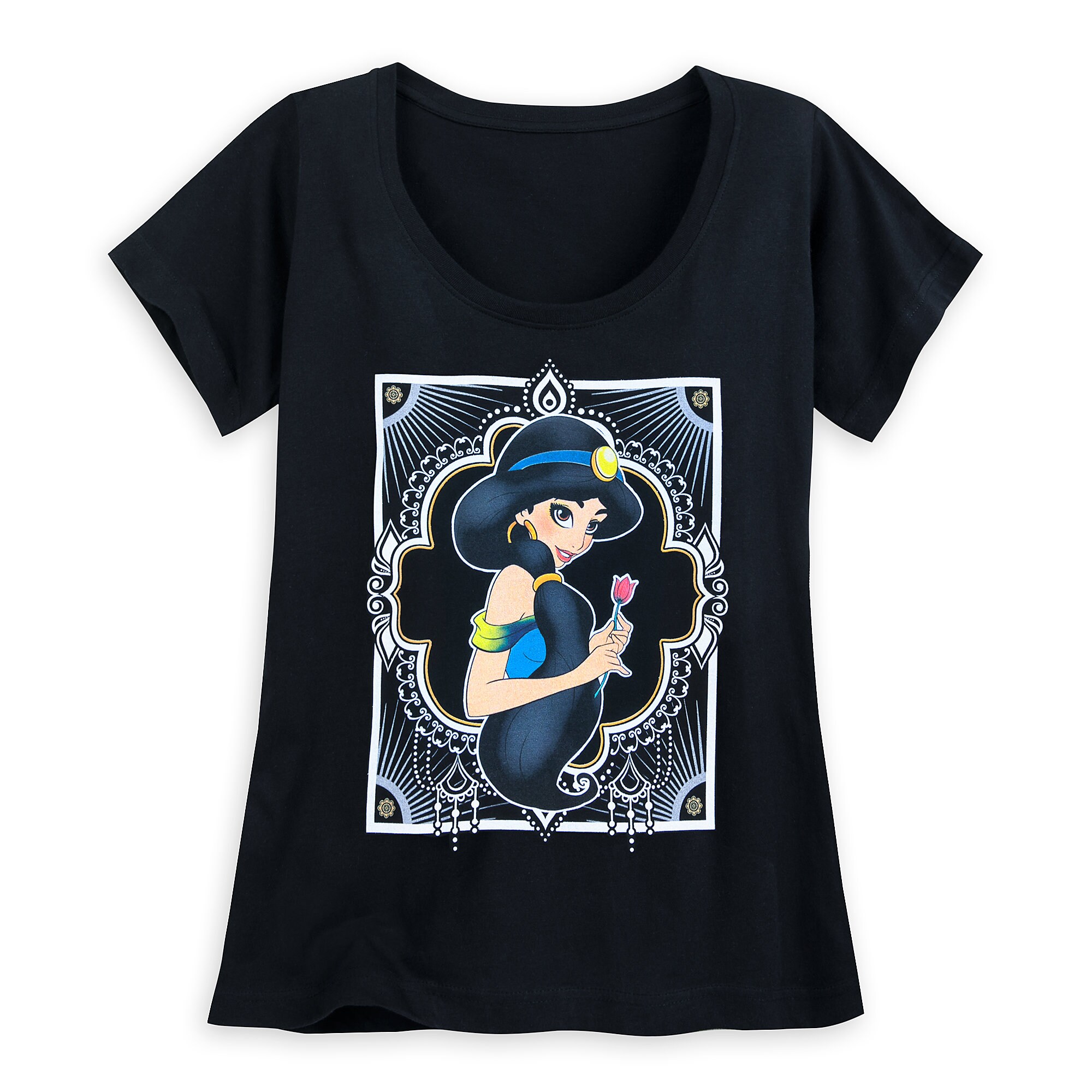 Jasmine Portrait T-Shirt for Women - Aladdin