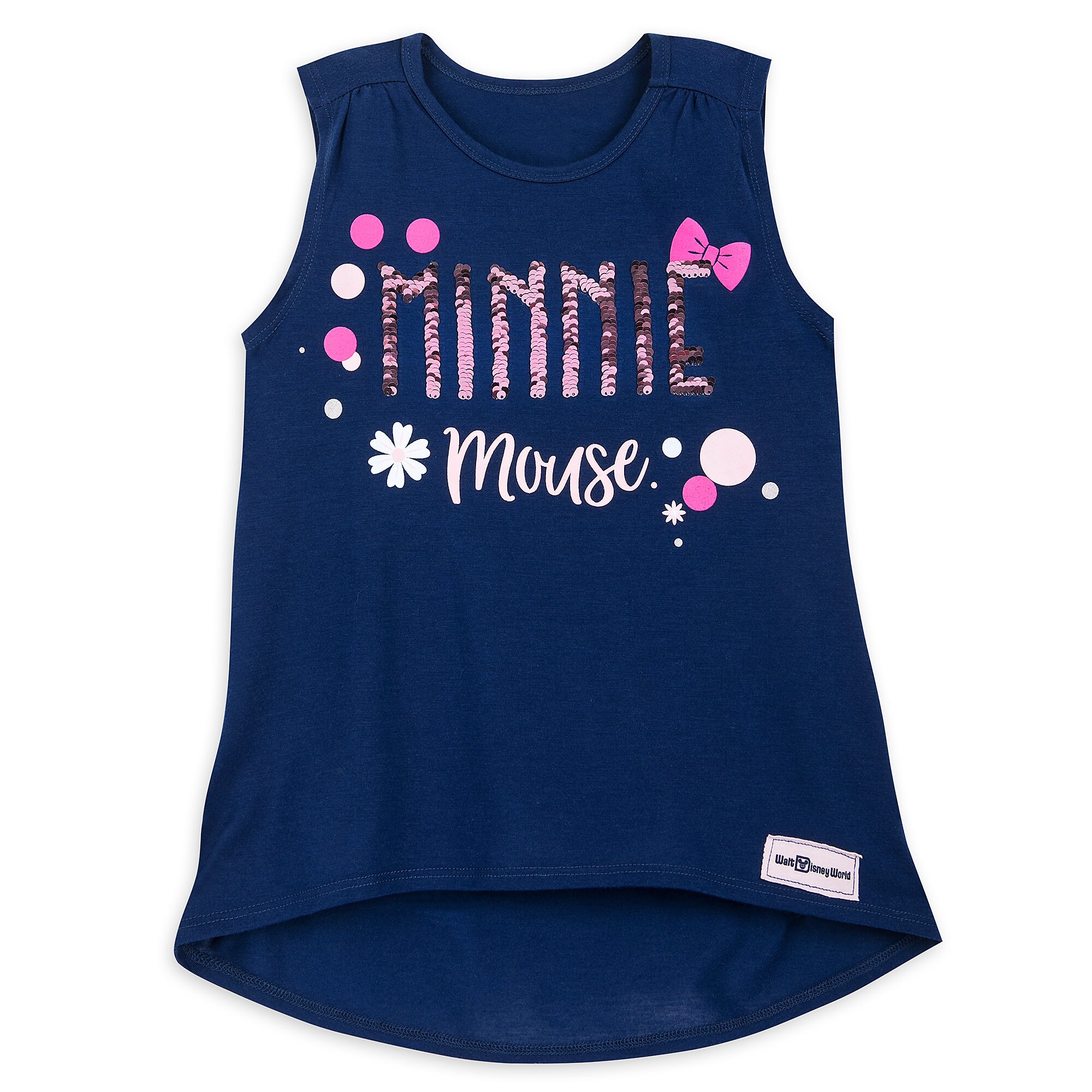 Minnie Mouse Reversible Sequin Tank Top for Girls - Walt Disney World