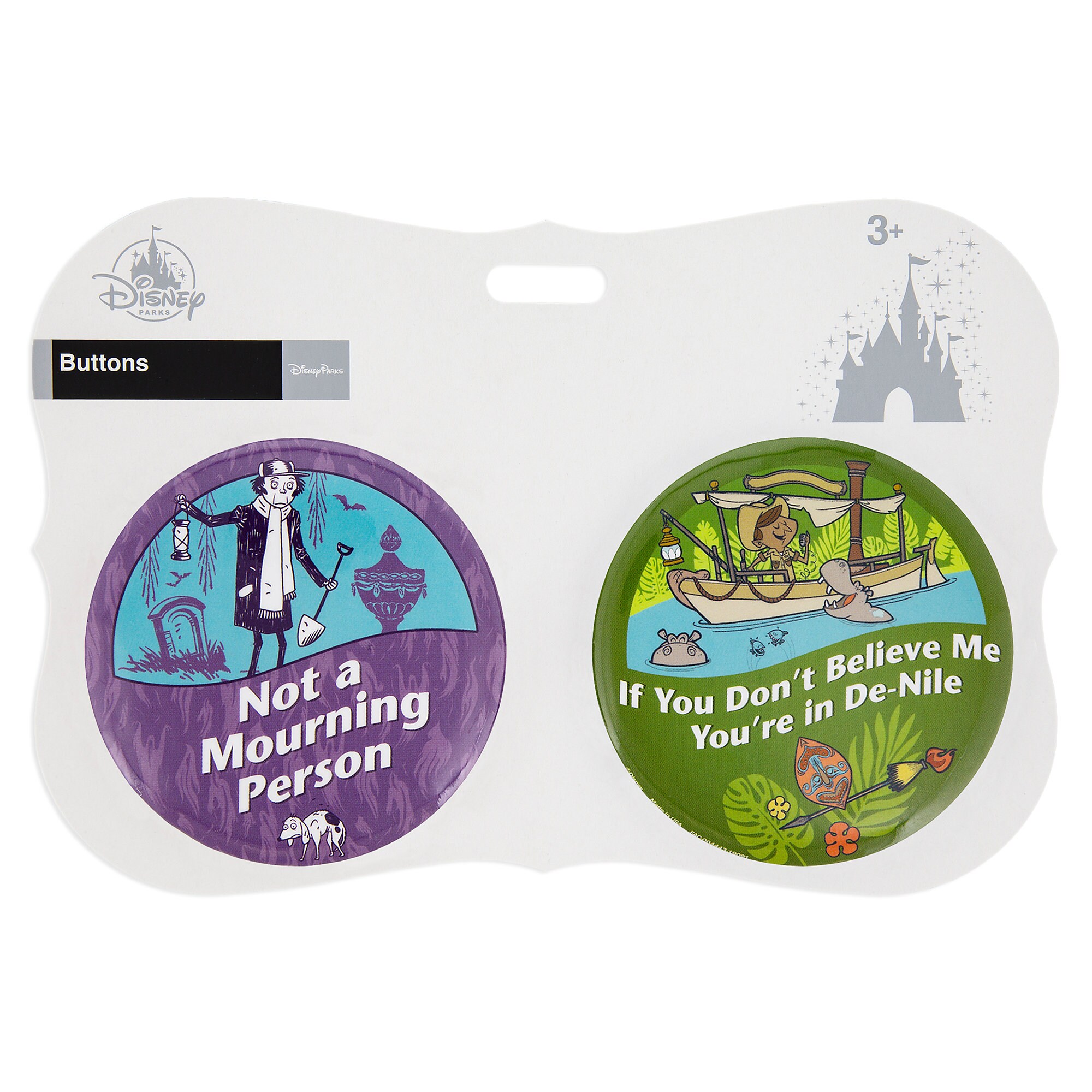Disney Parks Attractions Button Set