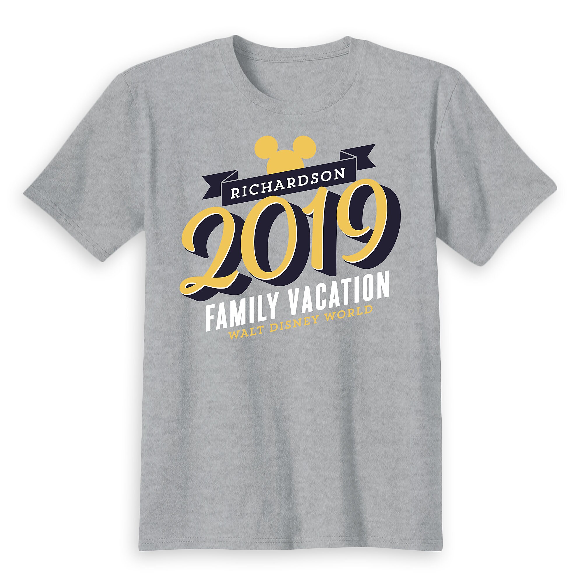 Kids' Mickey Mouse Family Vacation T-Shirt - Walt Disney World - 2019 - Customized