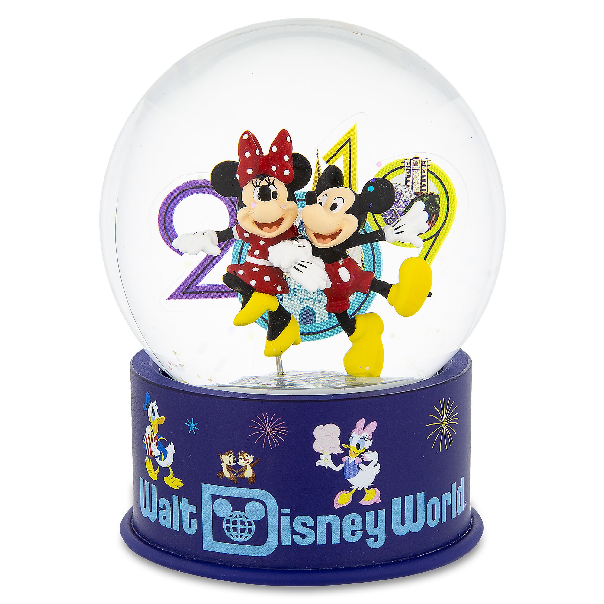 Mickey and Minnie Mouse Mini Snowglobe - Walt Disney World 2019