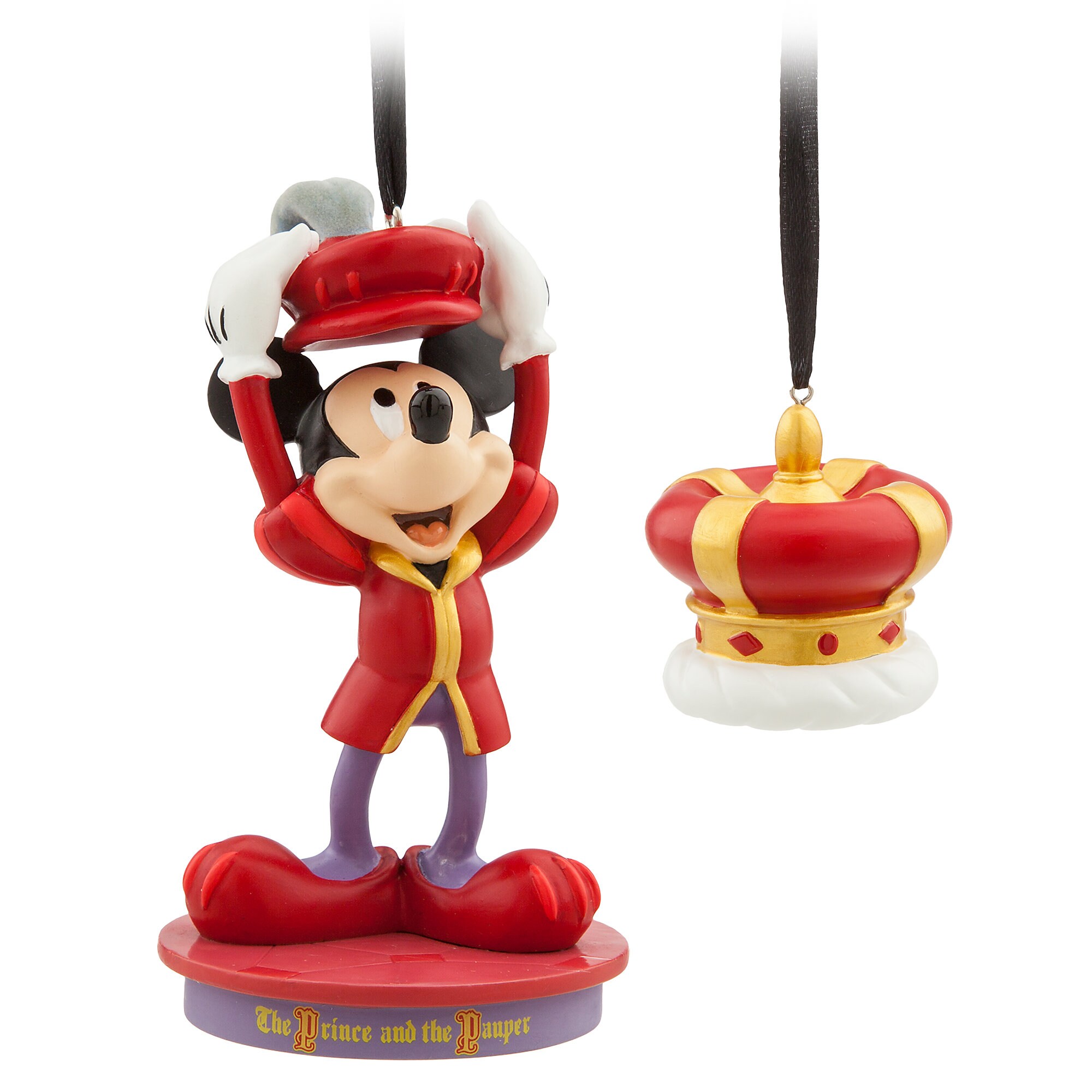 Mickey Mouse Through the Years Sketchbook Ornament Set - The Prince and the Pauper - October - Limited Release