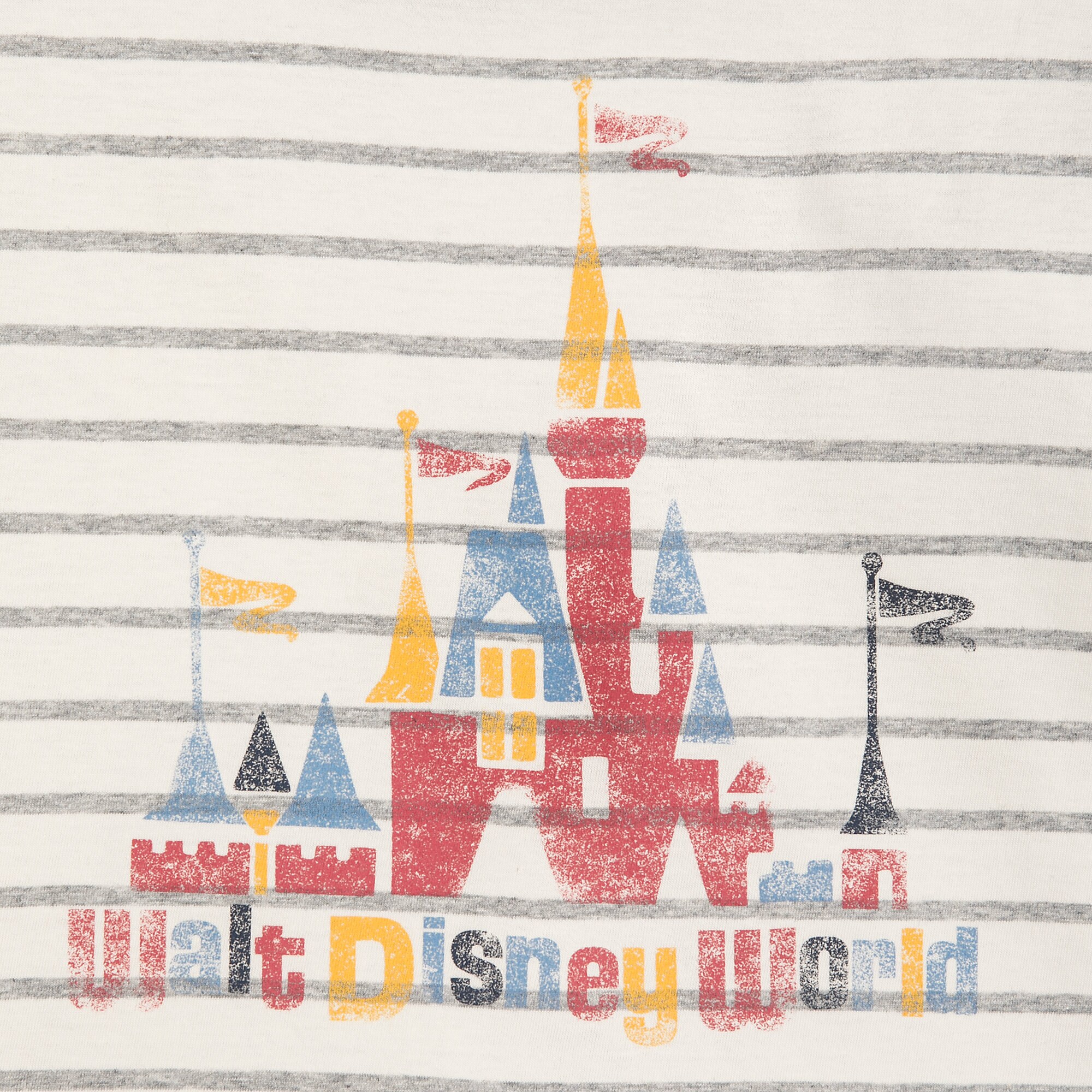 Fantasyland Castle Striped T-shirt for Girls by Junk Food - Walt Disney World