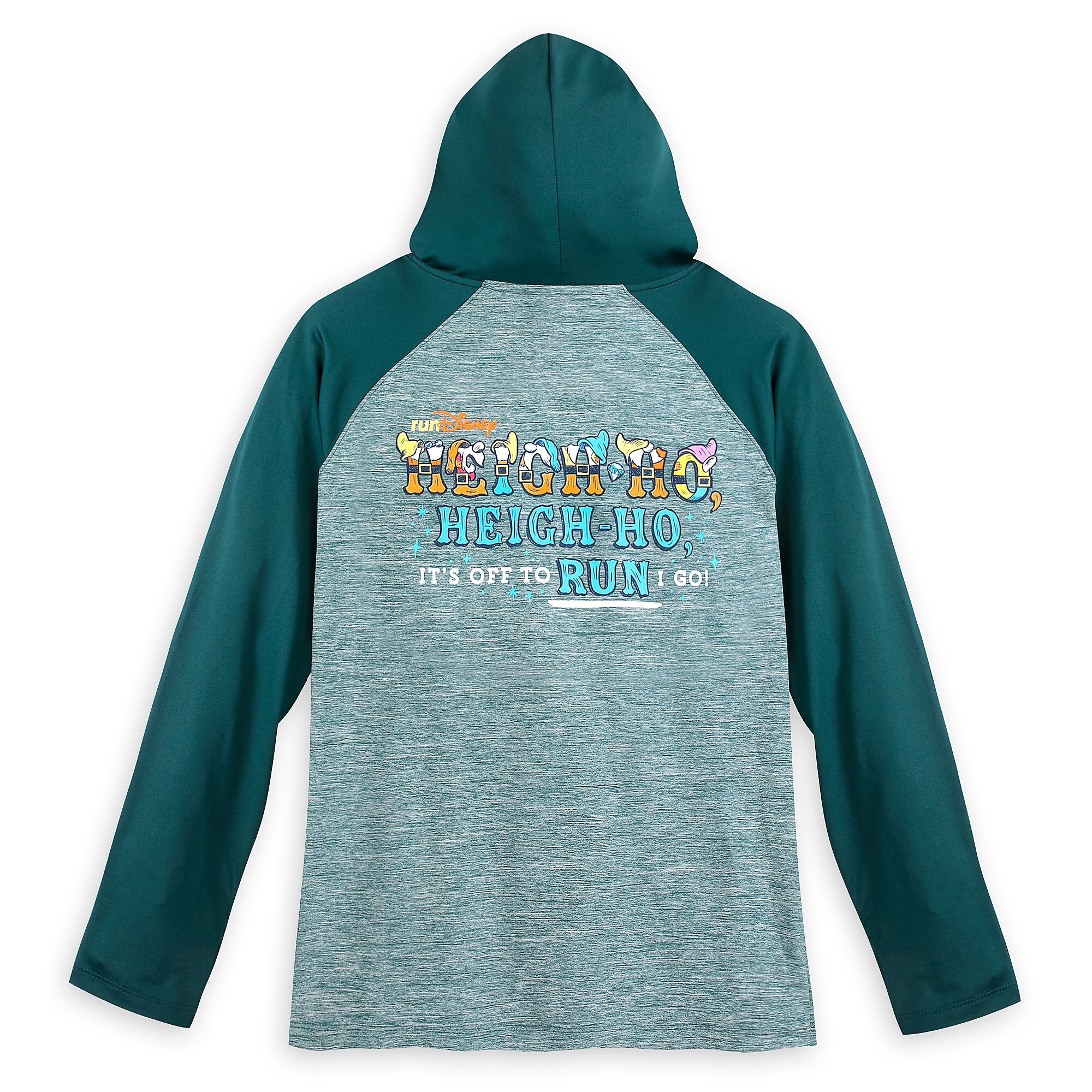 runDisney Heigh-Ho Long Sleeve Hooded Performance Top for Adults