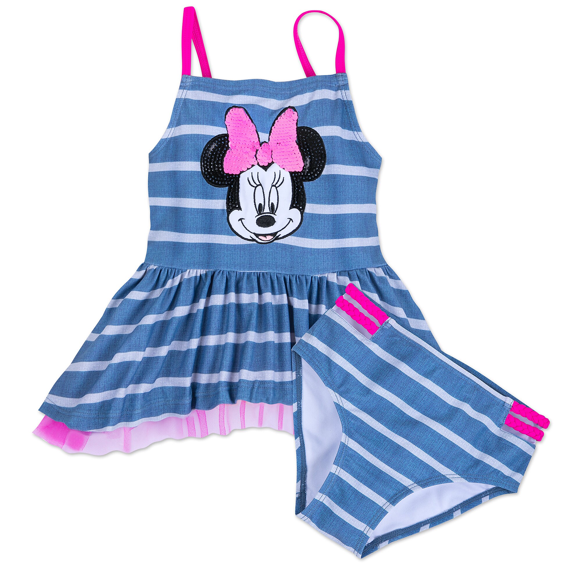 Minnie Mouse Sequin Swimsuit for Girls
