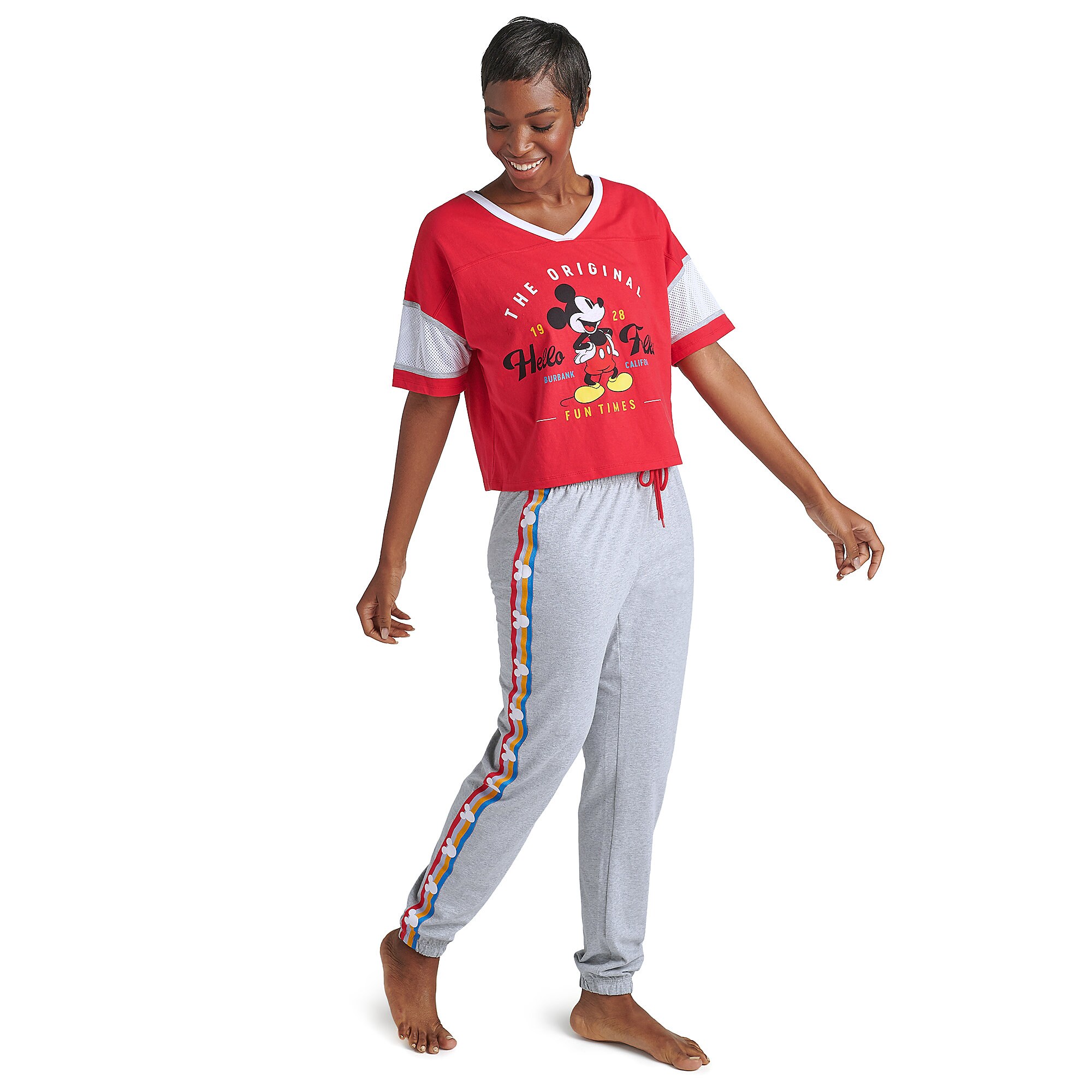 Mickey Mouse Pajama Set for Women