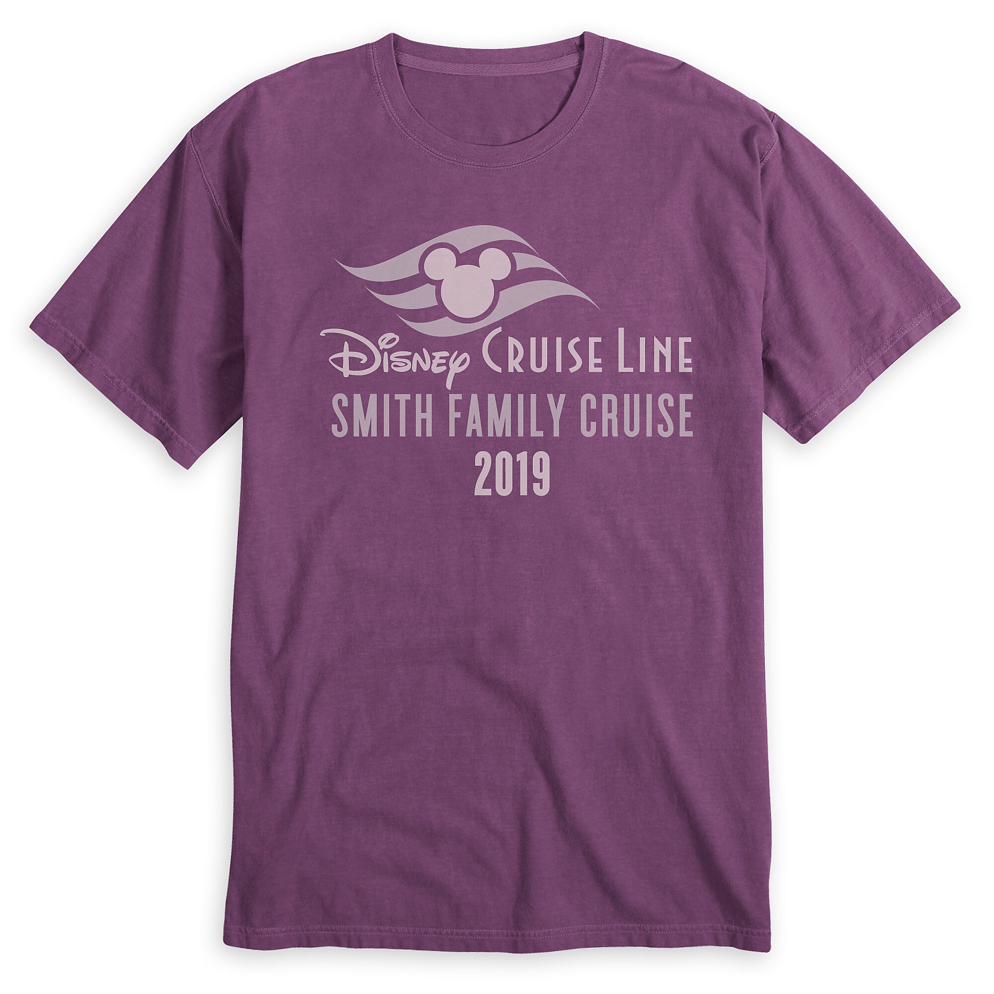 Adults' Disney Cruise Line Logo Family Cruise 2019 Heathered T-Shirt - Customized