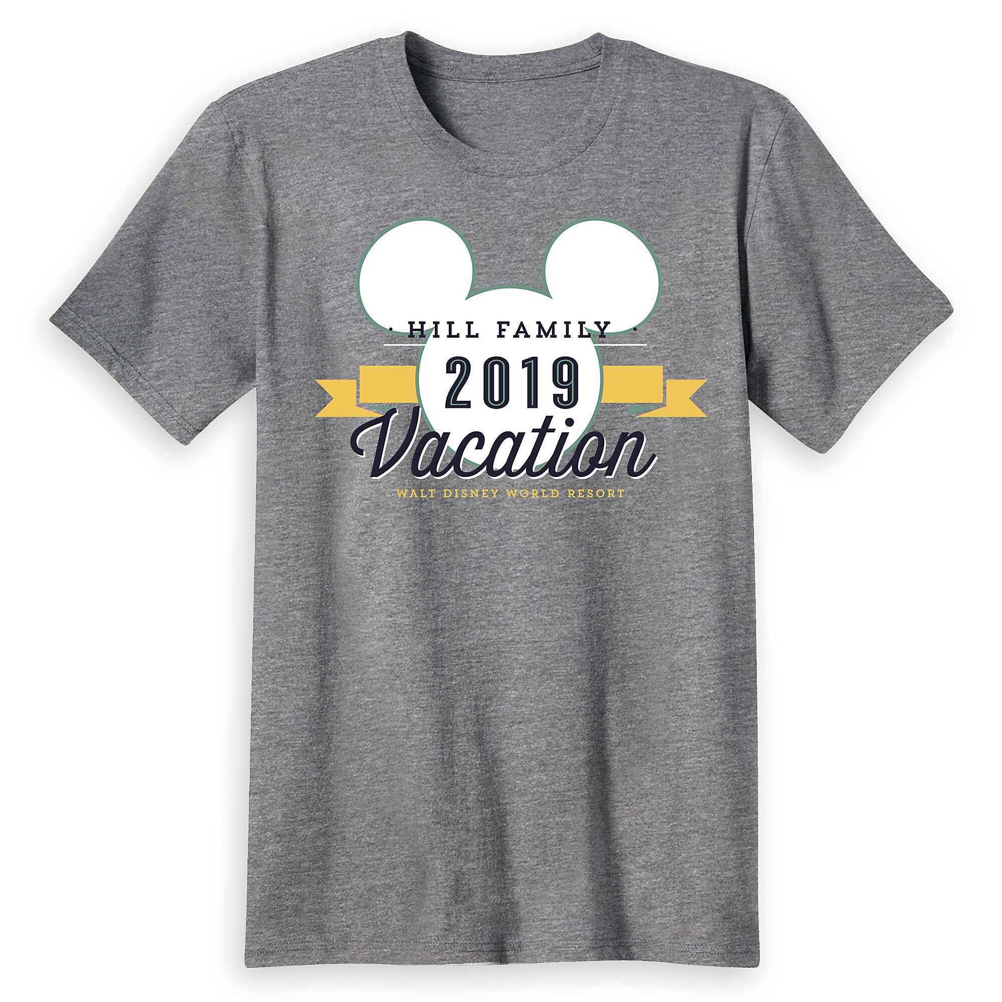 Adults' Mickey Mouse Family Vacation T-Shirt - Walt Disney World Resort - 2019 - Customized