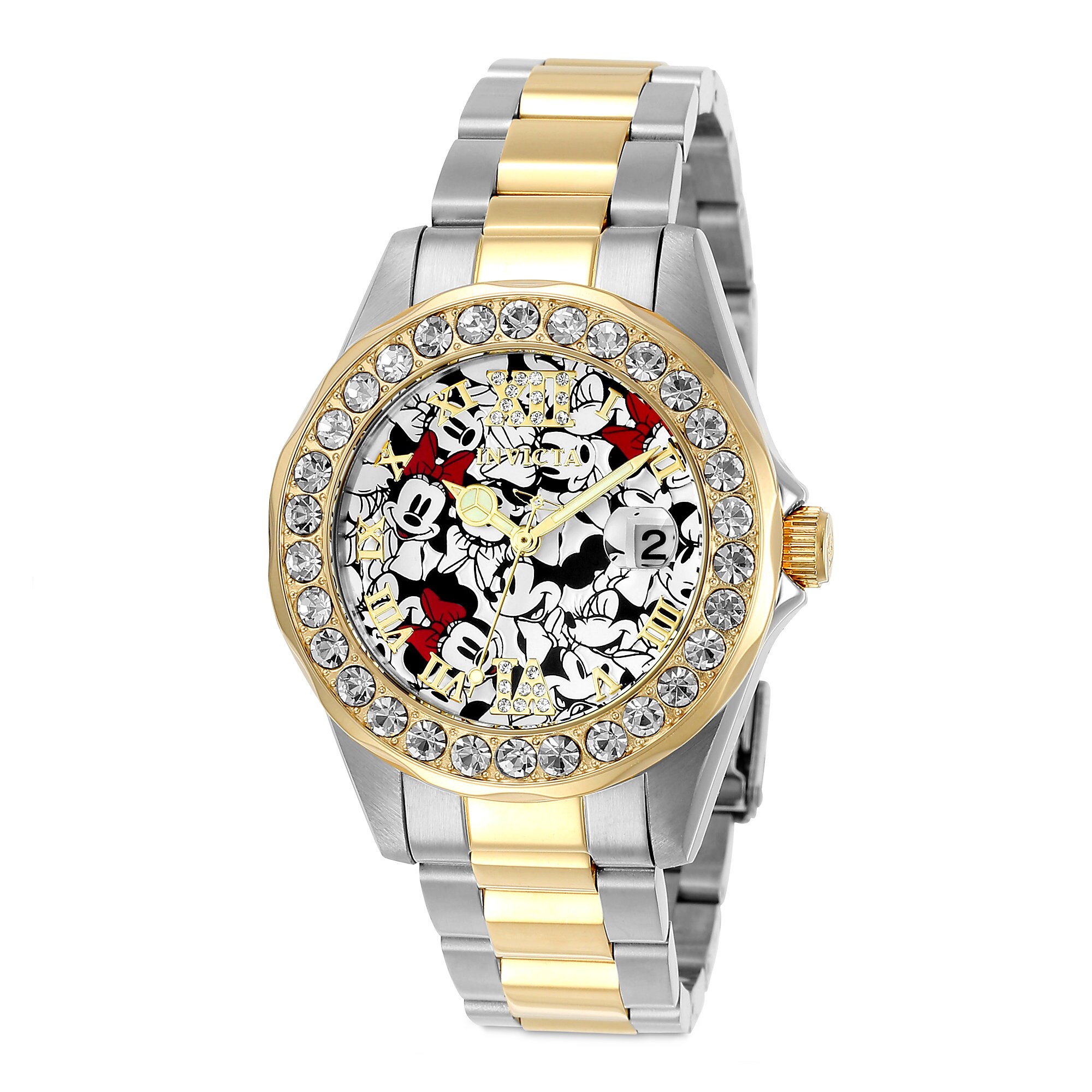 Minnie Mouse Two-Tone Watch for Women by INVICTA