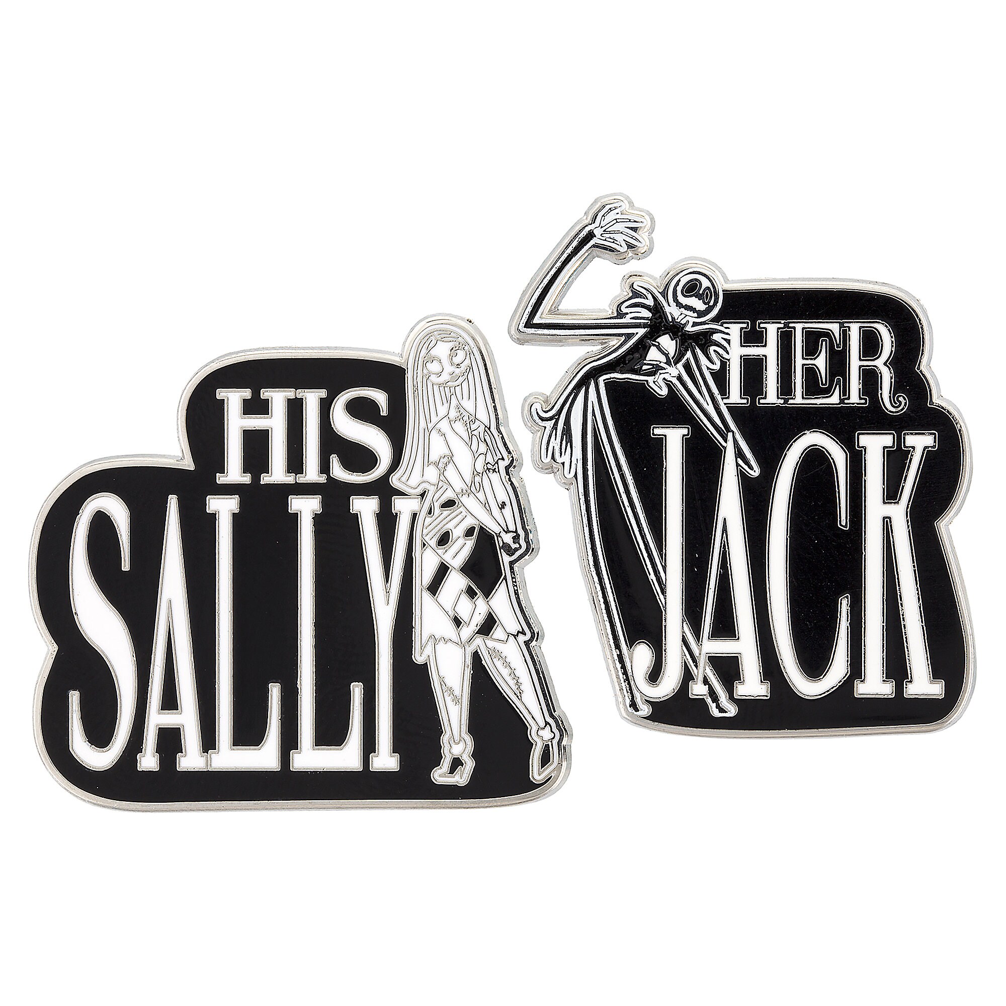 Jack Skellington and Sally Pin Set